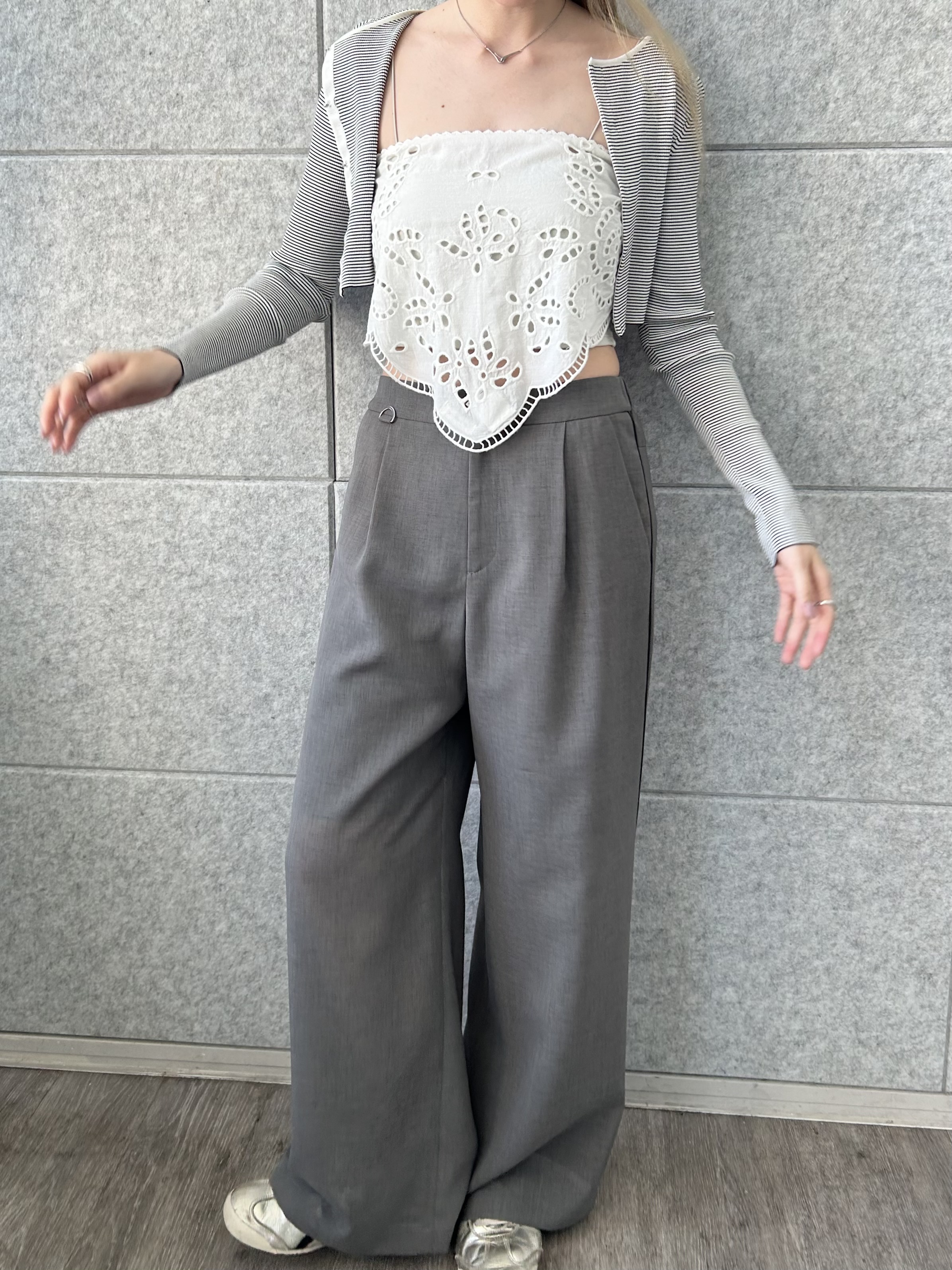 honoka Aさんの「CODE A｜【Re】stretch hook cardigan」を使ったコーディネート