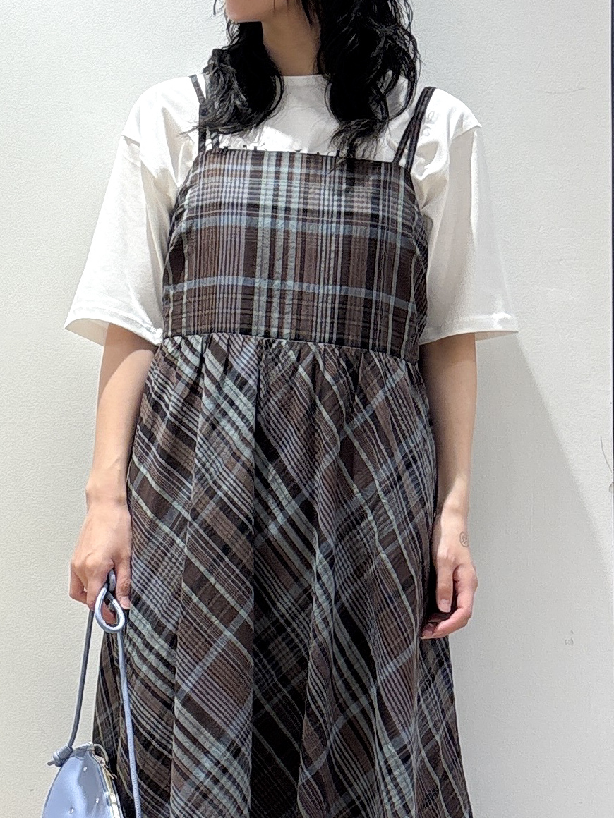 ayakaさんの「grove｜【UVカット/接触冷感】プリントアソート5分袖Tシャツ」を使ったコーディネート
