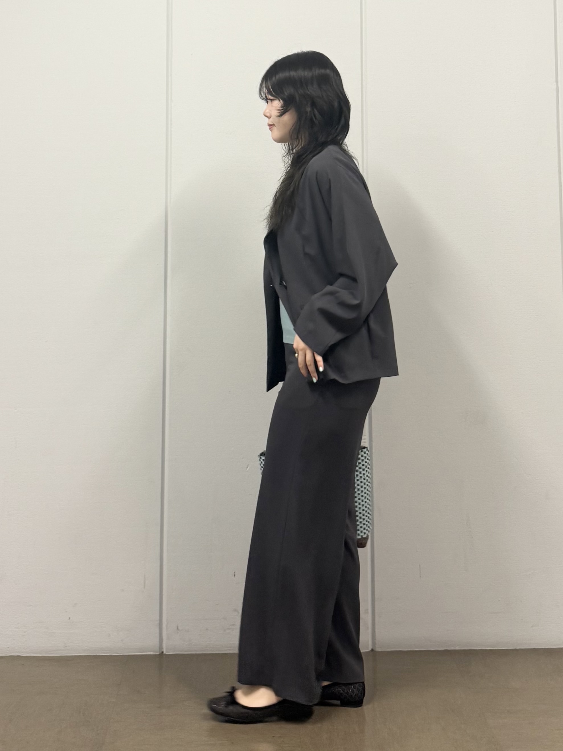 mizukiさんの「INDIVI｜【接触冷感／透湿／着る日傘】ドルマンダブルジャケット」を使ったコーディネート