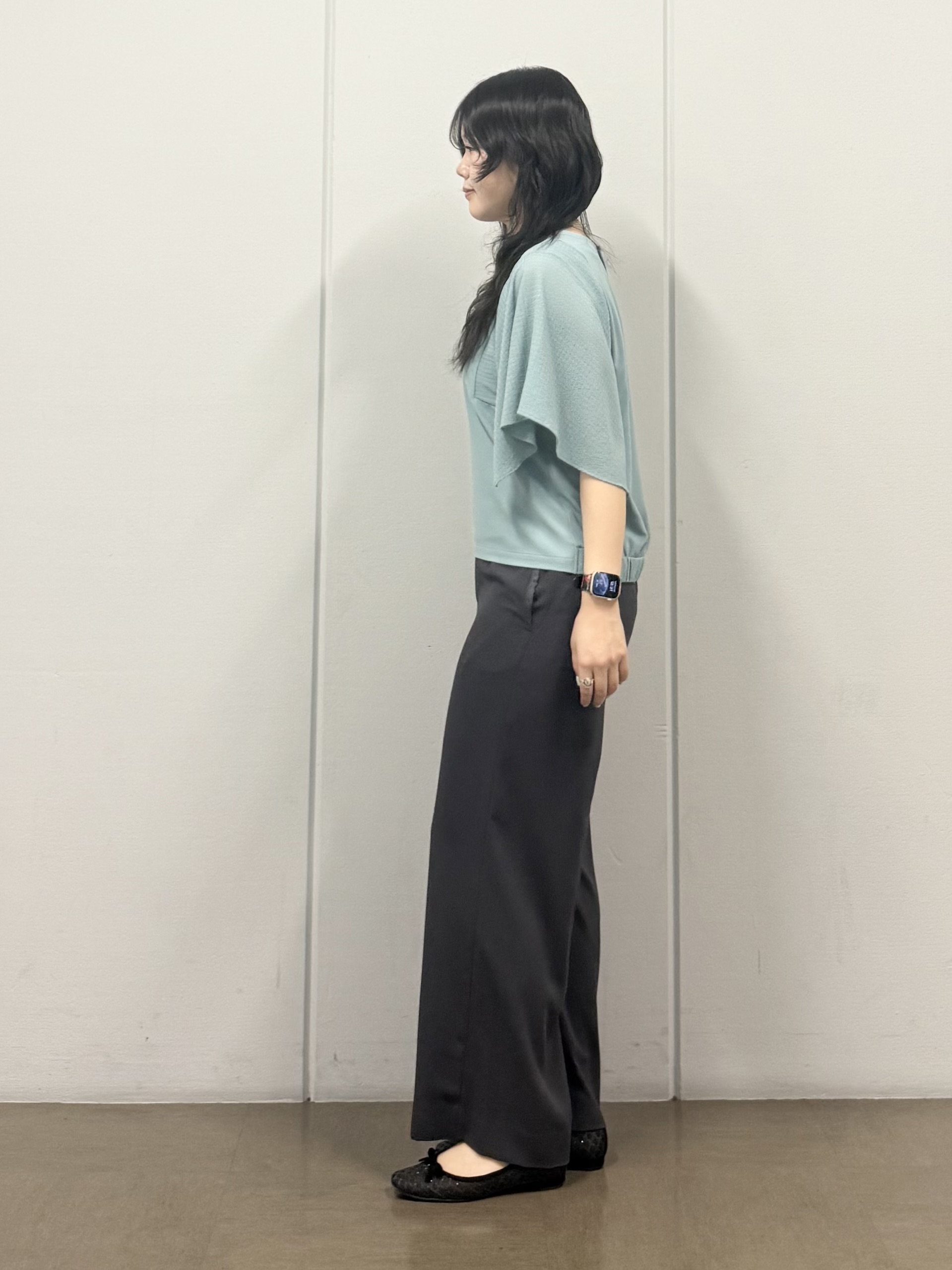 mizukiさんの「INDIVI｜【接触冷感／透湿／着る日傘】ドルマンダブルジャケット」を使ったコーディネート