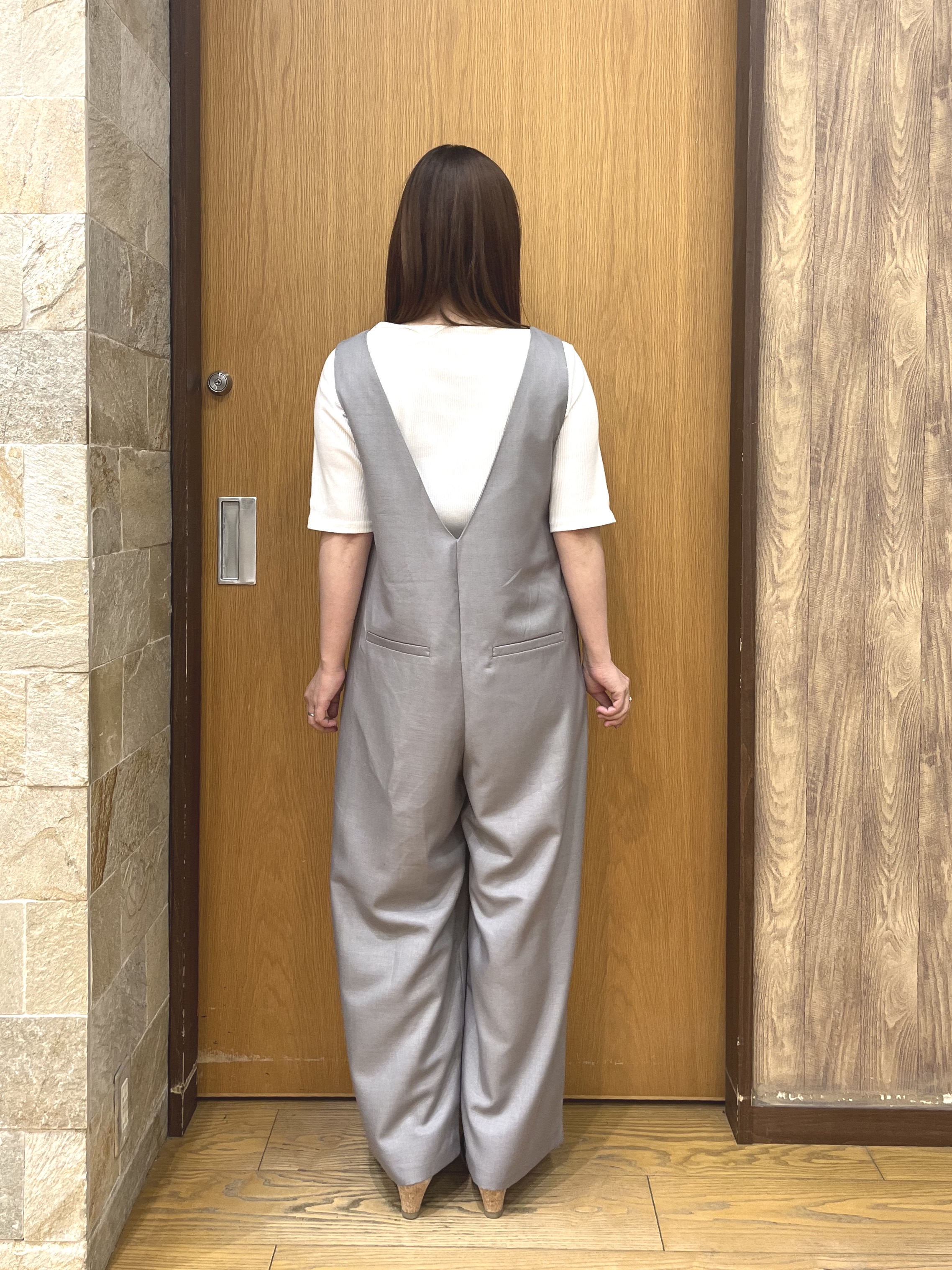 ゆっきーさんの「SHOO･LA･RUE｜【ネックアソート/洗濯機可】テレコ5分袖トップス」を使ったコーディネート