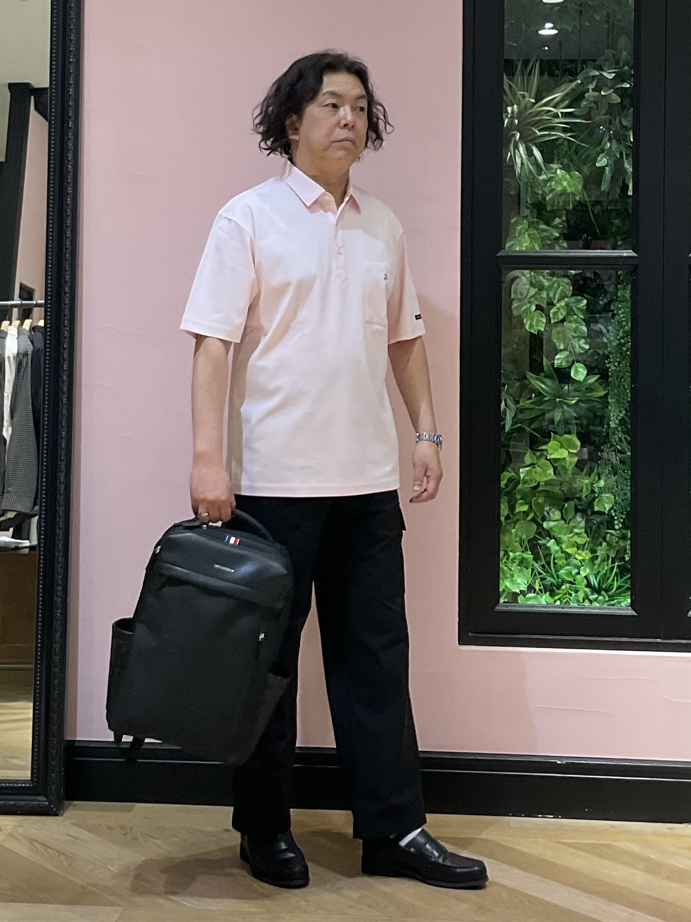 Nagaseさんの「DRESSTERIOR｜【接触冷感/抗菌防臭/消臭/Safari5月号掲載】ICE CLEAR COTTON オーバーフィッ」を使ったコーディネート