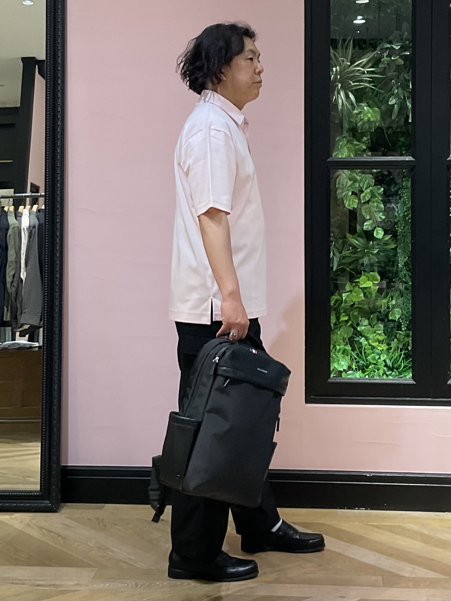 Nagaseさんの「DRESSTERIOR｜【接触冷感/抗菌防臭/消臭/Safari5月号掲載】ICE CLEAR COTTON オーバーフィッ」を使ったコーディネート