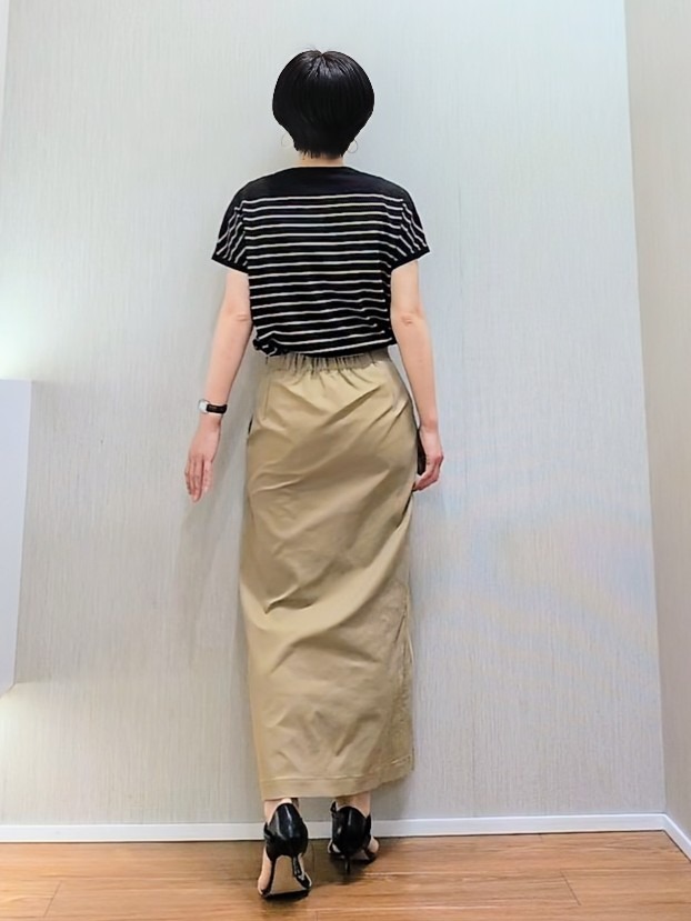 ミズタさんの「UNTITLED｜【9色展開/アンサンブル可/洗える】コットンベーシックニット」を使ったコーディネート