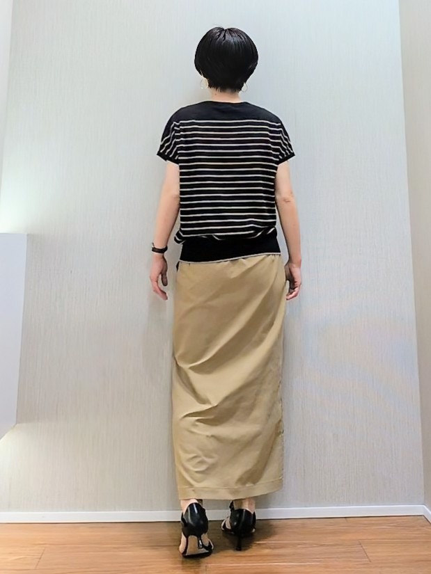 ミズタさんの「UNTITLED｜【9色展開/アンサンブル可/洗える】コットンベーシックニット」を使ったコーディネート