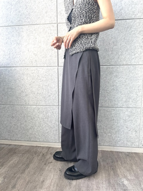 designer yukaさんの「CODE A｜cloudy open back tank」を使ったコーディネート