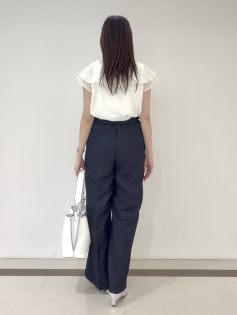 yukaさんの「Reflect｜【マシンウォッシャブル】フリルブラウス」を使ったコーディネート