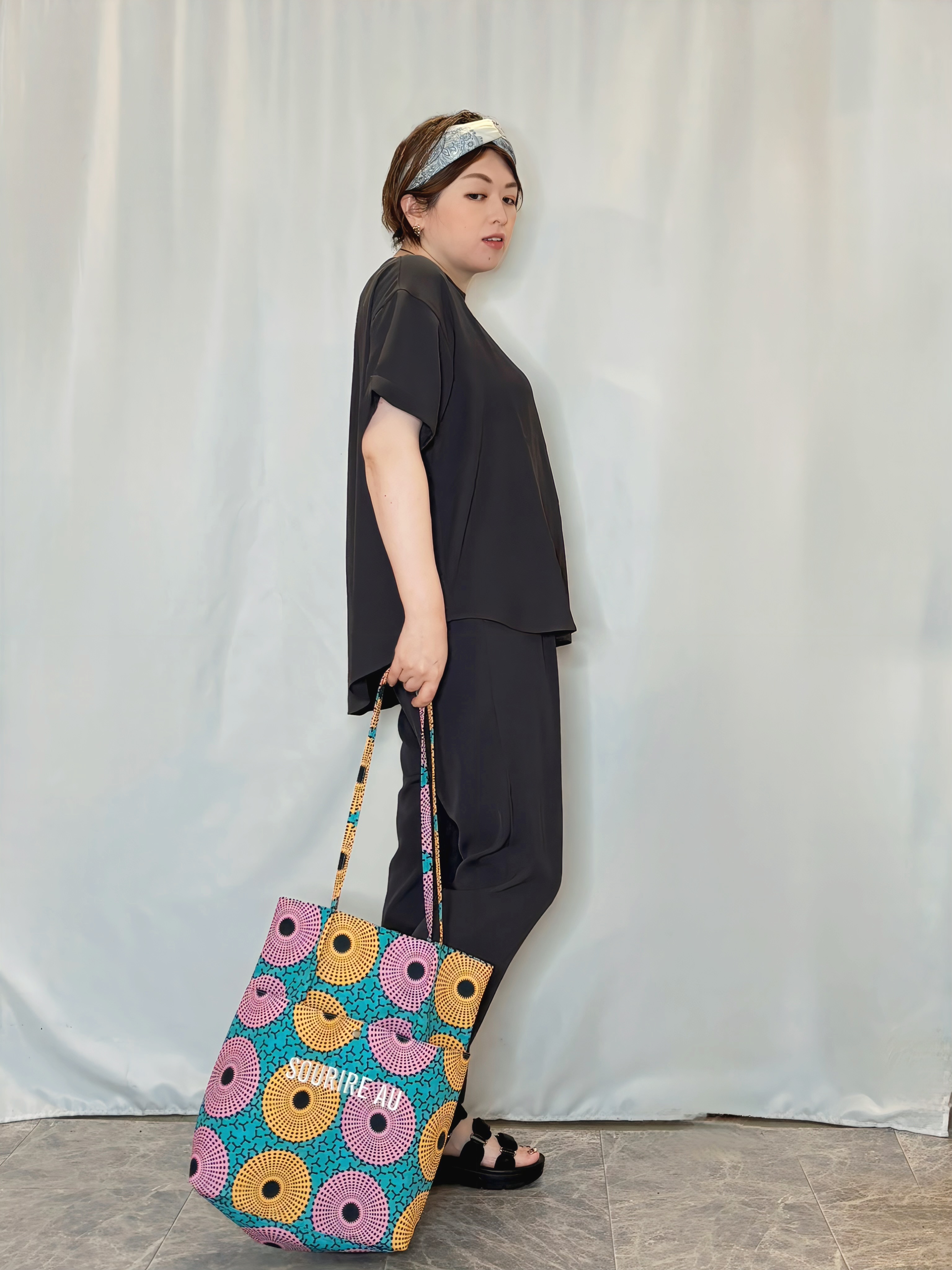 たみさんの「SHOO･LA･RUE｜【UV/S-LL/セットアップ可】やみつきになる肌触り さらさらぷるんトップス」を使ったコーディネート