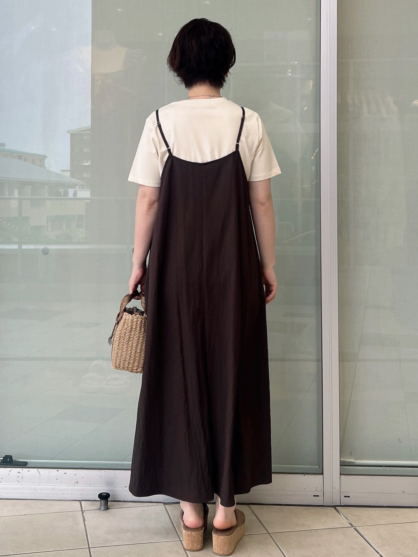 yo-koさんの「OPAQUE.CLIP｜アソートロゴTシャツ【洗濯機OK】」を使ったコーディネート