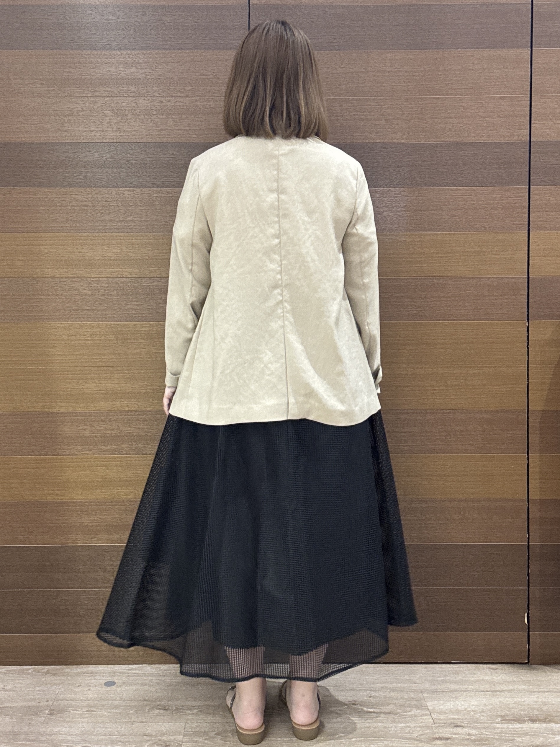 yumeさんの「OPAQUE.CLIP｜【UV／接触冷感】ダブルブレストジャケット《防シワ加工／洗える》」を使ったコーディネート
