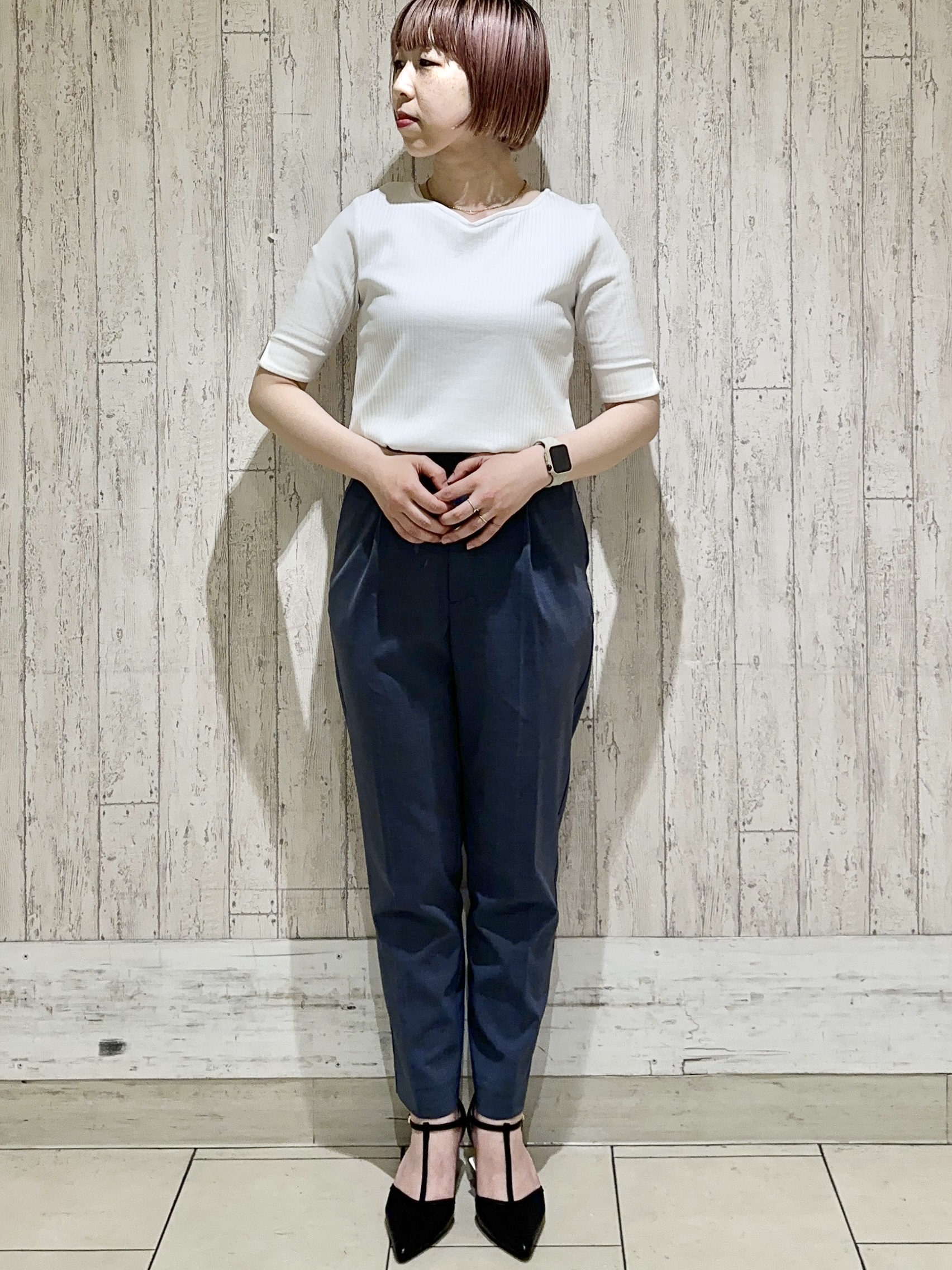 Hana...eさんの「index｜【接触冷感／吸水速乾】セットアップ対応ストレッチテーラードジャケット《イージーアイロン／洗濯機OK／」を使ったコーディネート