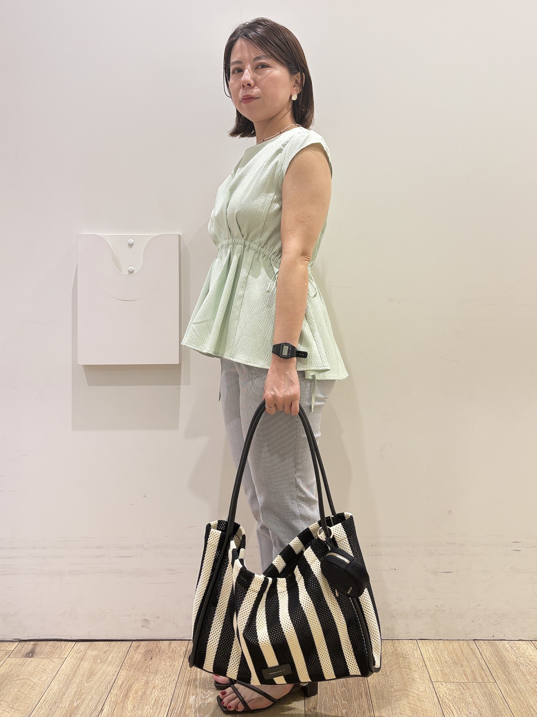 YUKOさんの「index｜クロスオーバルメタルリング」を使ったコーディネート