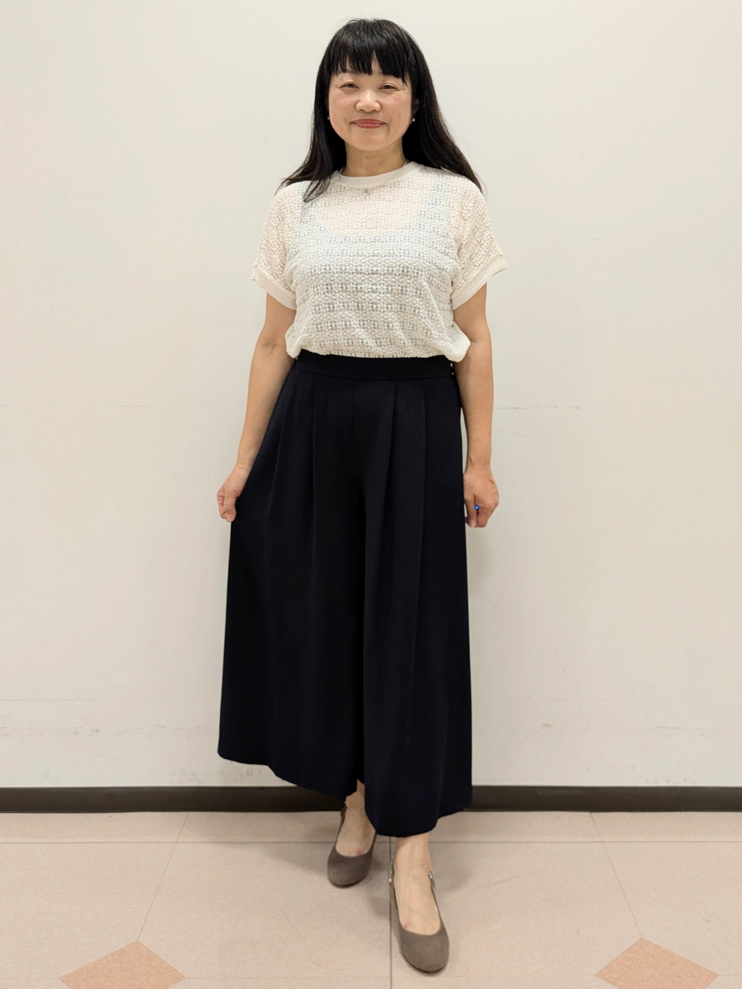 ともさんの「UNTITLED｜◆【洗える】シアーブルゾン」を使ったコーディネート