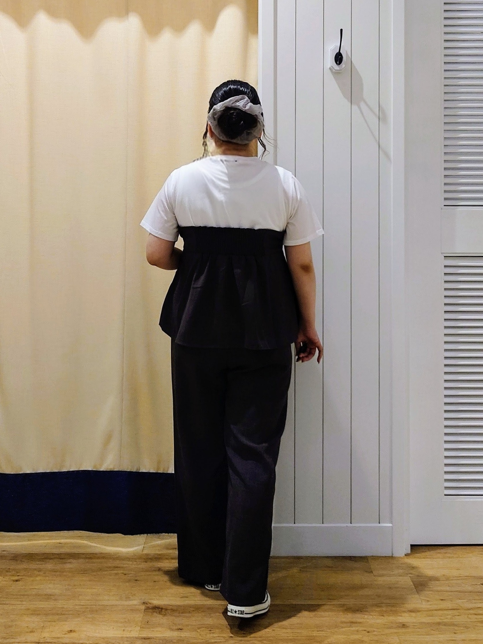 Haraさんの「Dessin｜【セットアップ可/UVカット/洗える】ビスチェドッキングTシャツ」を使ったコーディネート
