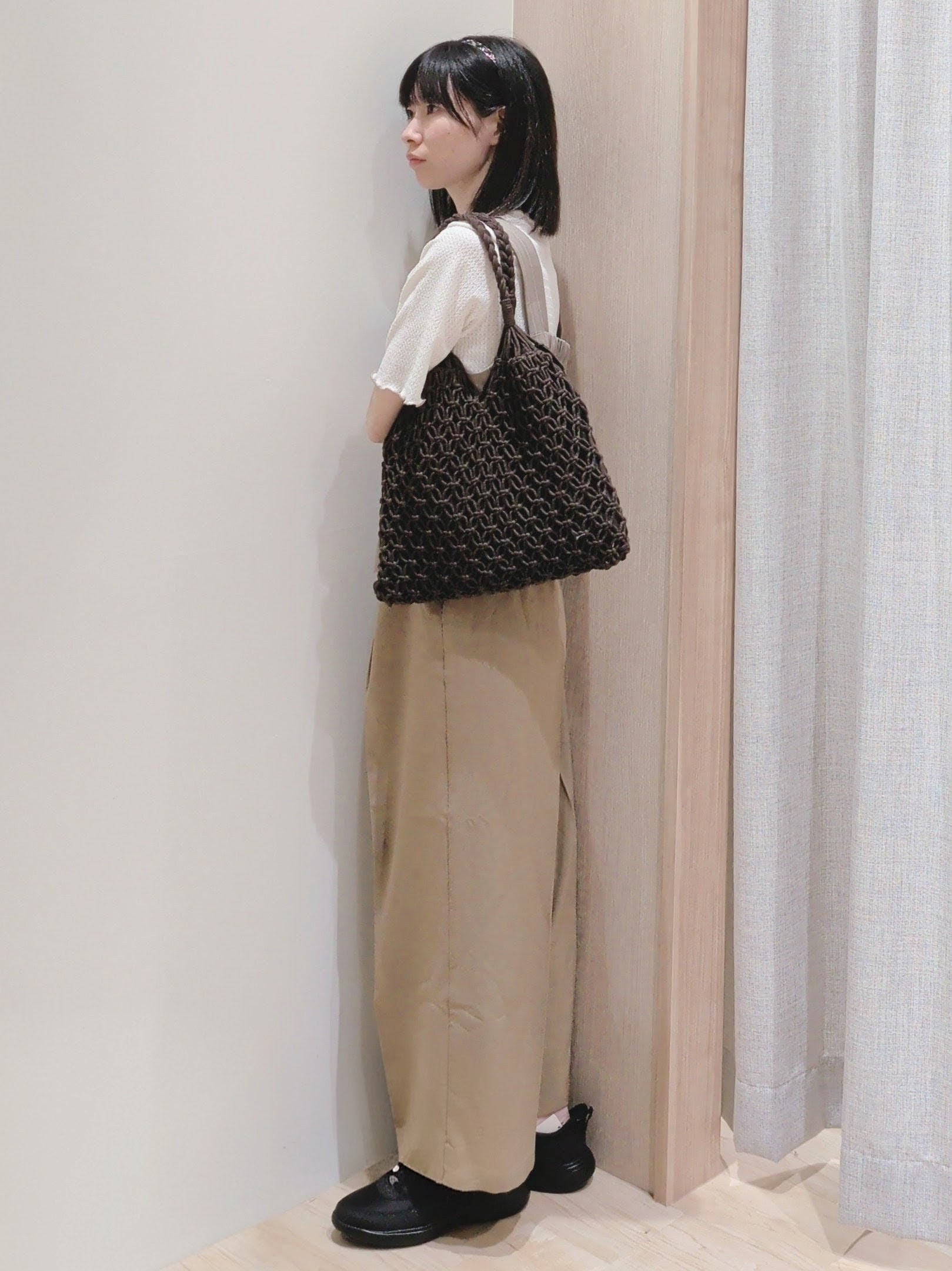 Yuiさんの「grove｜ストライプ ビスチェ＆インナーセット」を使ったコーディネート