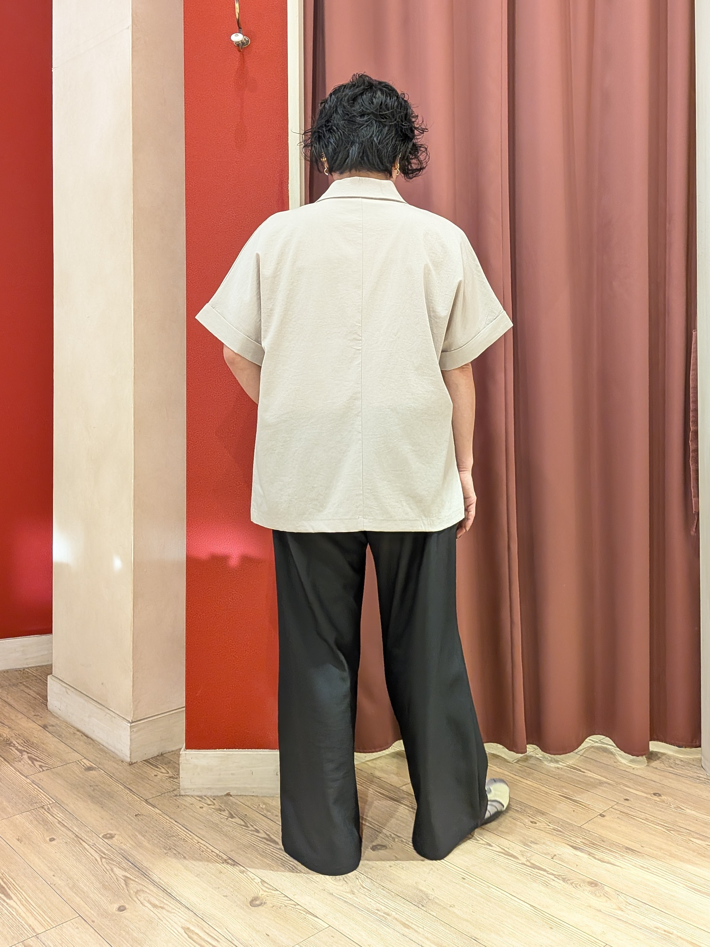cameさんの「SHOO･LA･RUE｜【高レビュー/洗濯機可/セットアップ可】軽凛(かろりん) 半袖ジャケット」を使ったコーディネート
