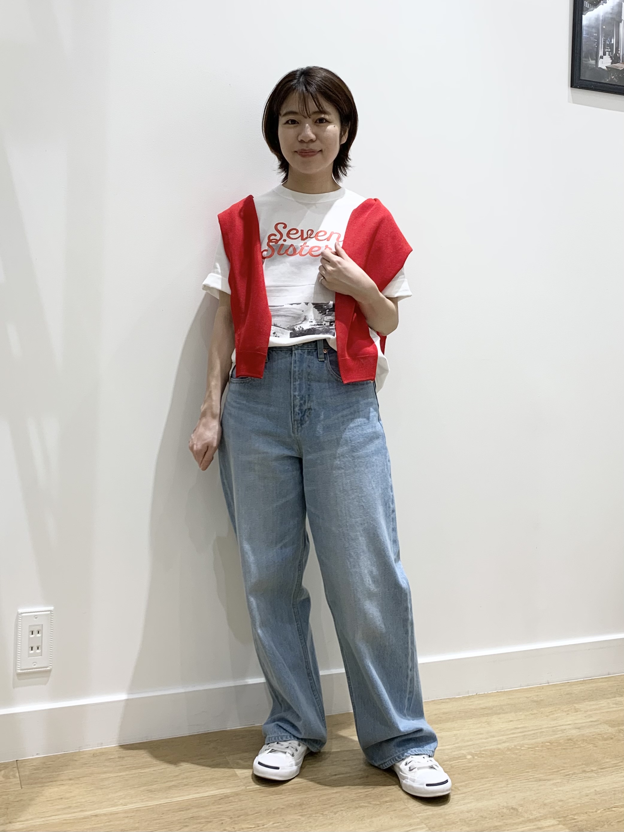 IMARIさんの「Dessin｜お守りカーディガン -ウォッシャブル-」を使ったコーディネート