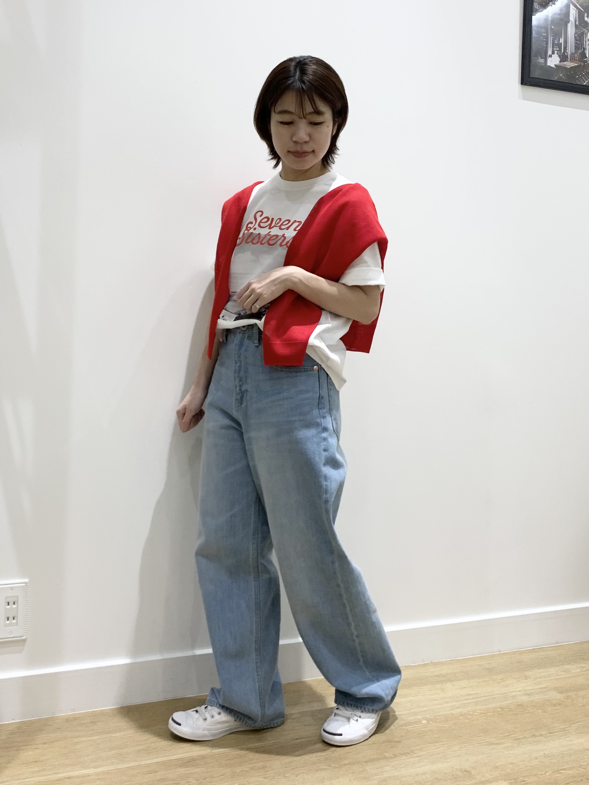IMARIさんの「Dessin｜お守りカーディガン -ウォッシャブル-」を使ったコーディネート