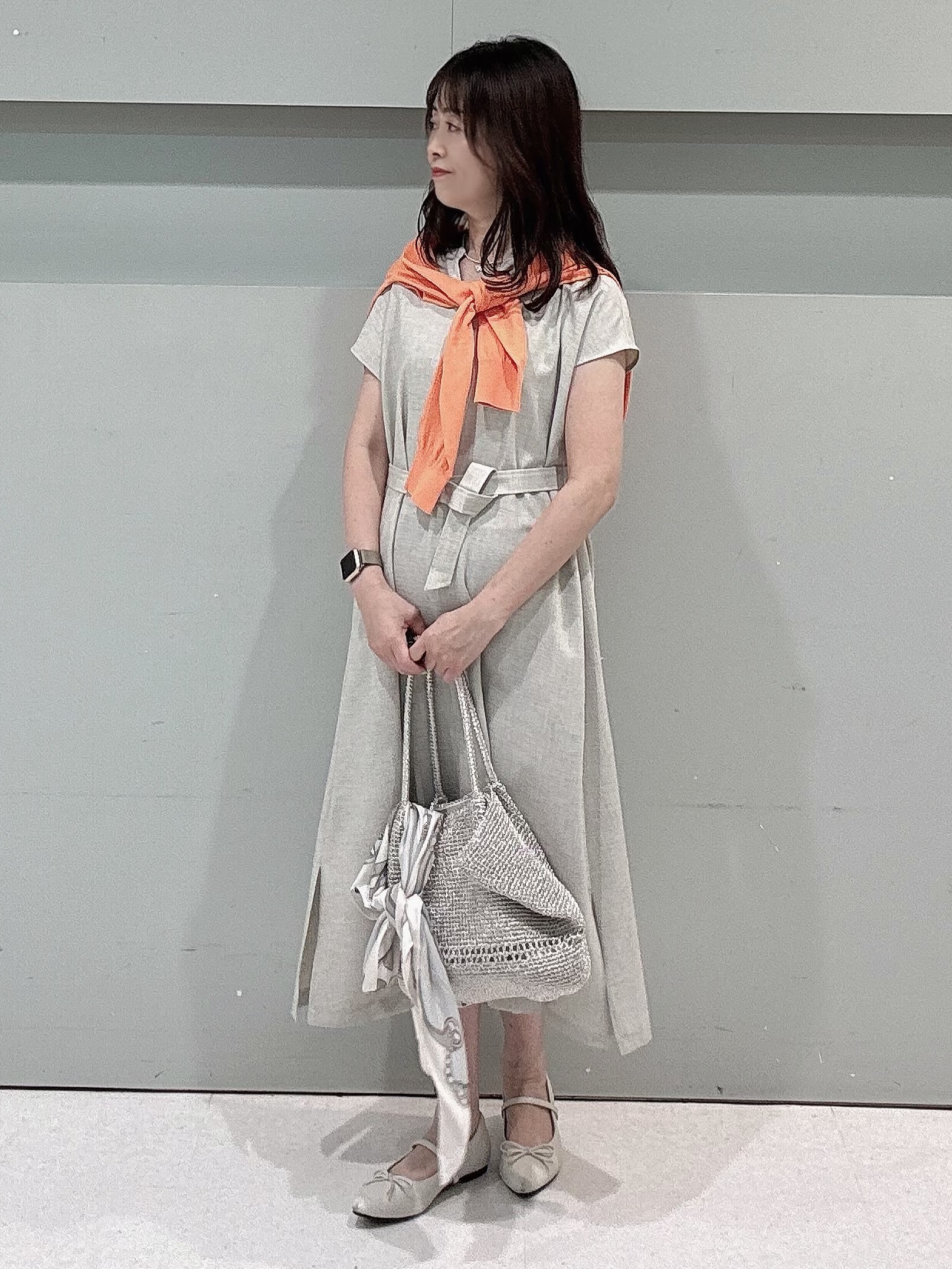 makiさんの「UNTITLED｜◆【9色展開/アンサンブル可】コットンクルーネックカーディガン」を使ったコーディネート