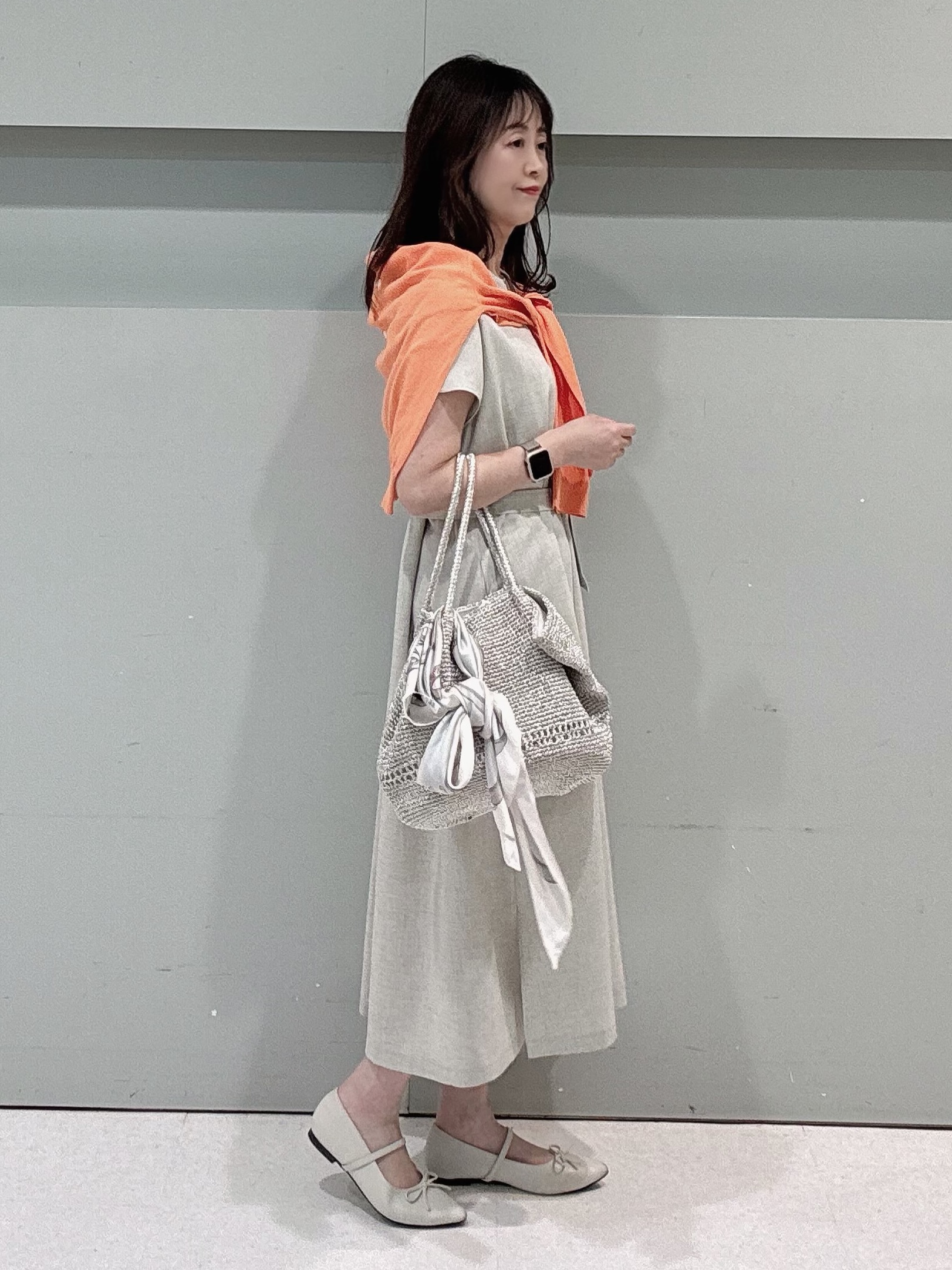 makiさんの「UNTITLED｜◆【9色展開/アンサンブル可】コットンクルーネックカーディガン」を使ったコーディネート
