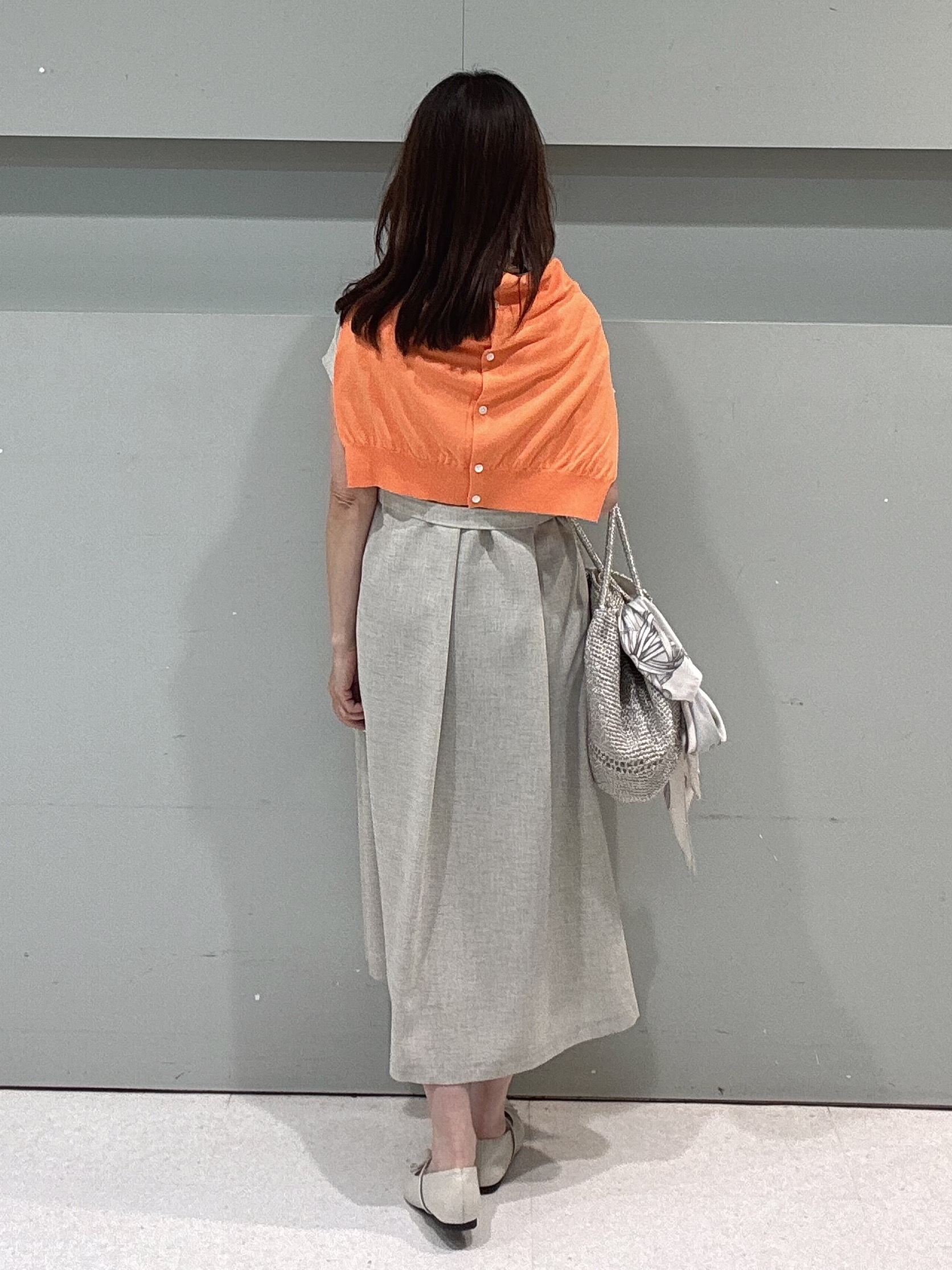 makiさんの「UNTITLED｜◆【9色展開/アンサンブル可】コットンクルーネックカーディガン」を使ったコーディネート