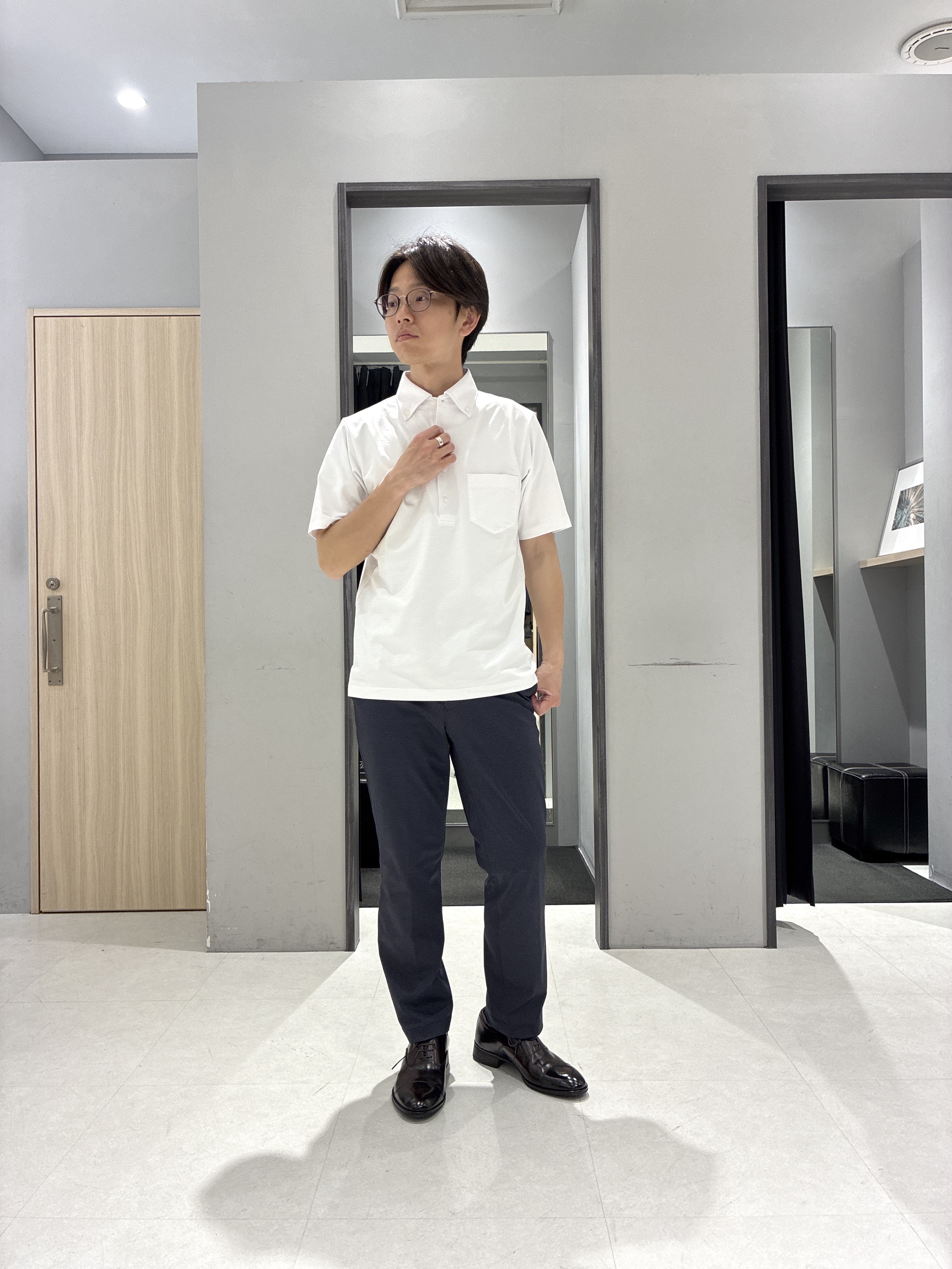 わいずみさんの「TAKEO KIKUCHI｜【360&deg;ストレッチ／軽量】None Of Stress ライト ジャケット（セットアップ対応）」を使ったコーディネート