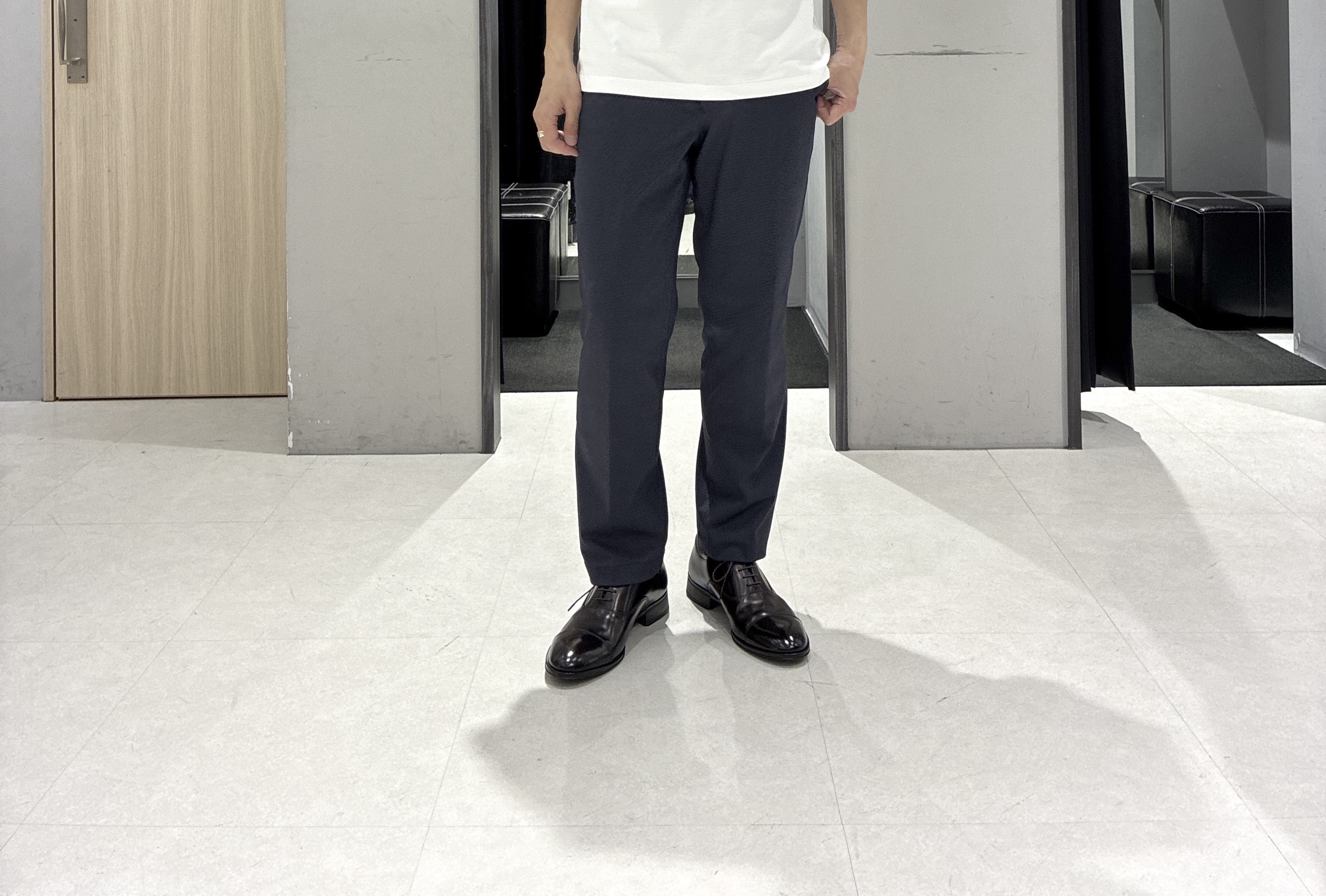 わいずみさんの「TAKEO KIKUCHI｜【360&deg;ストレッチ／軽量】None Of Stress ライト ジャケット（セットアップ対応）」を使ったコーディネート