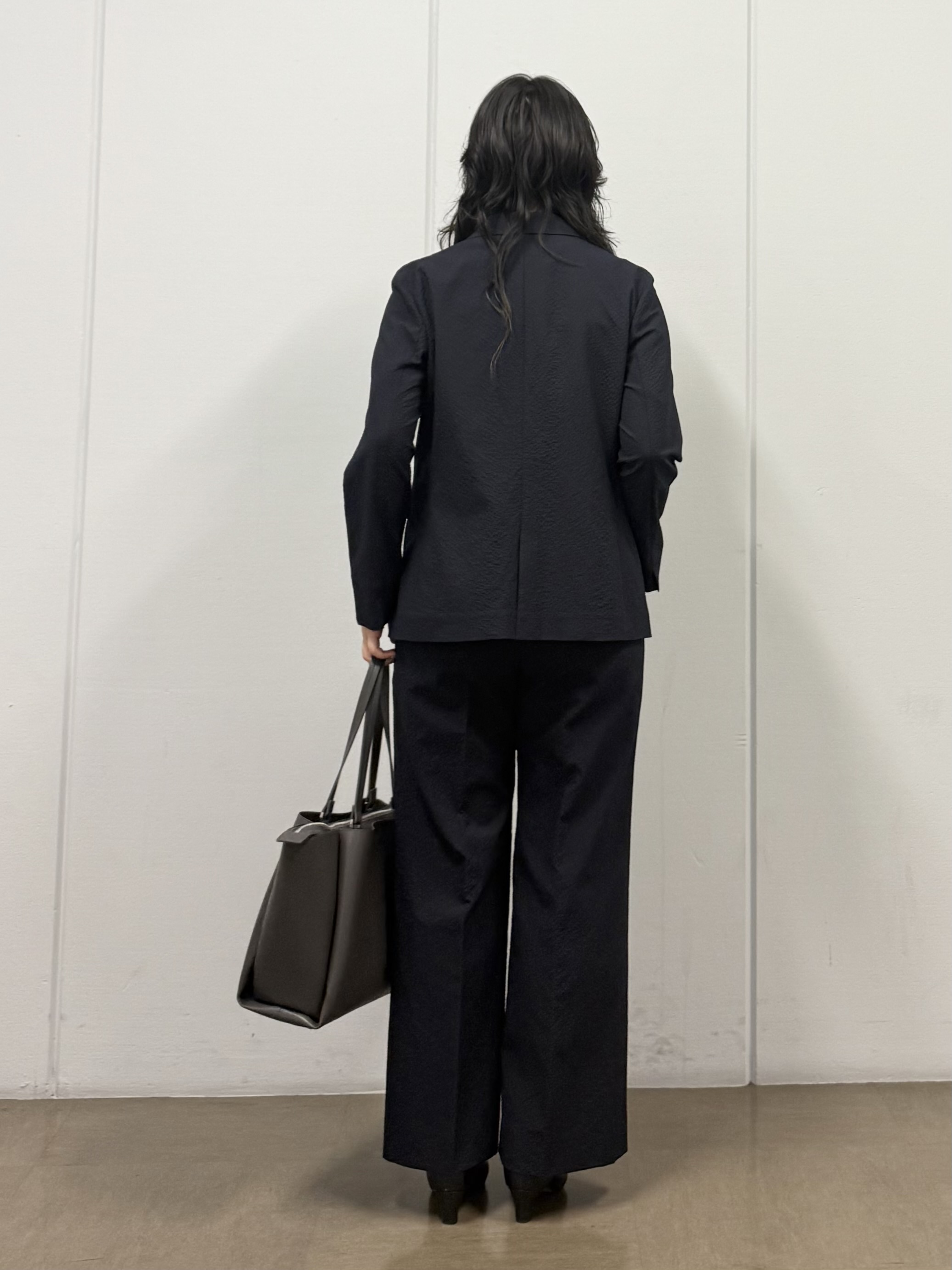 mizukiさんの「INDIVI｜【着る日傘】シフォンドッキングブラウス」を使ったコーディネート