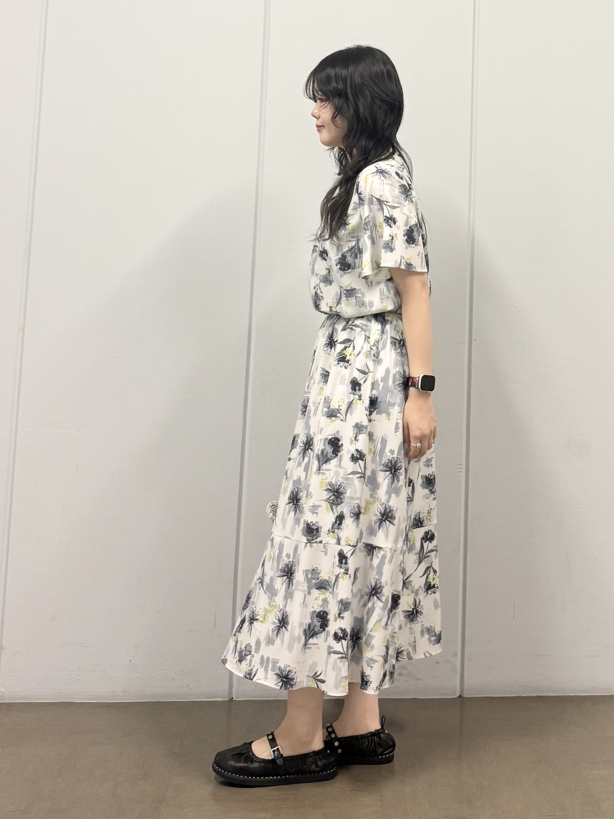 mizukiさんの「INDIVI｜【洗える／コットン】メッシュジップニットカーディガン」を使ったコーディネート