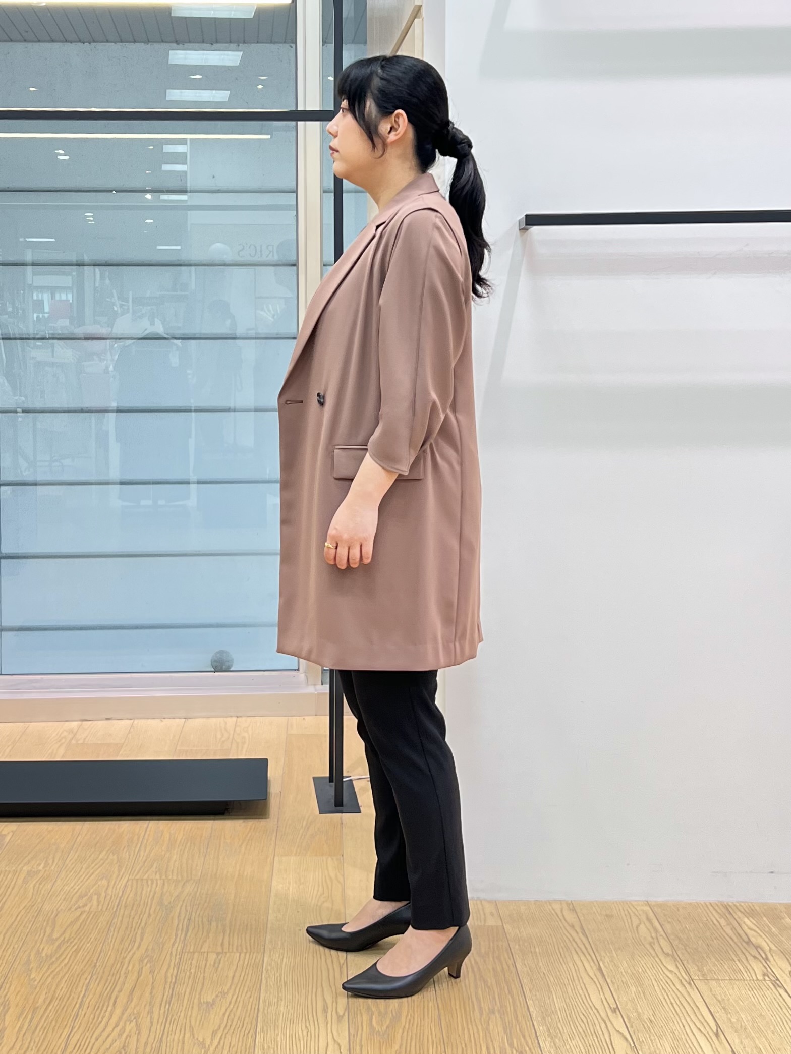 shimaさんの「INDIVI｜【接触冷感／透湿／着る日傘】颯爽ジレジャケット」を使ったコーディネート