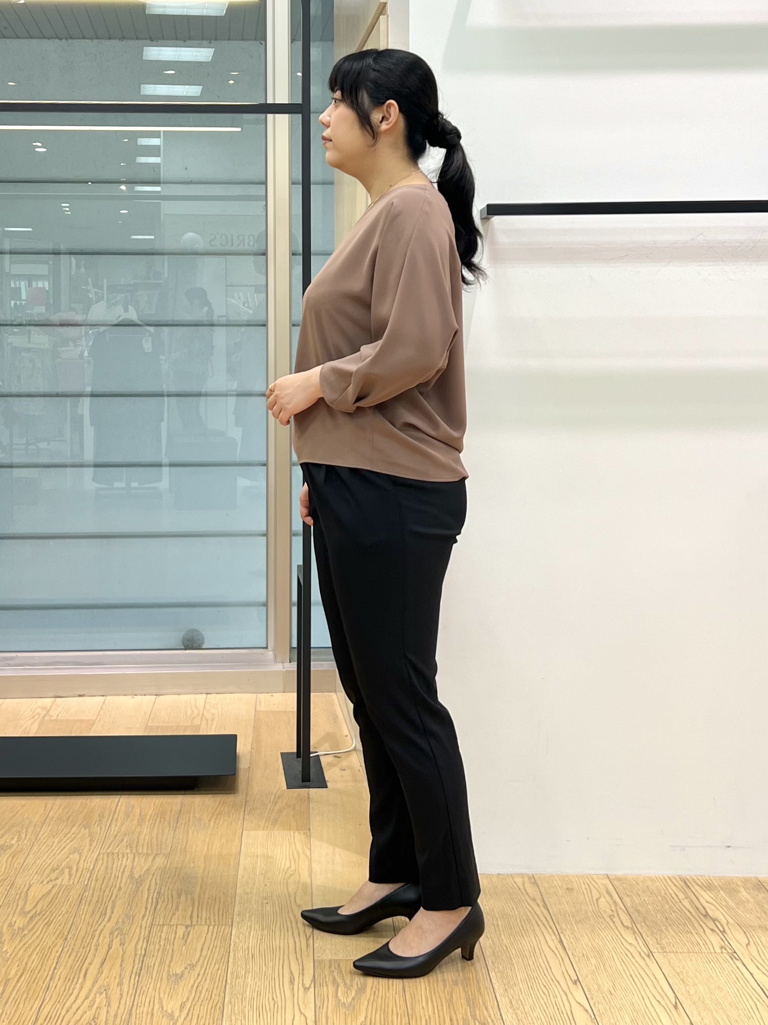 shimaさんの「INDIVI｜【接触冷感／透湿／着る日傘】ドルマントップス」を使ったコーディネート