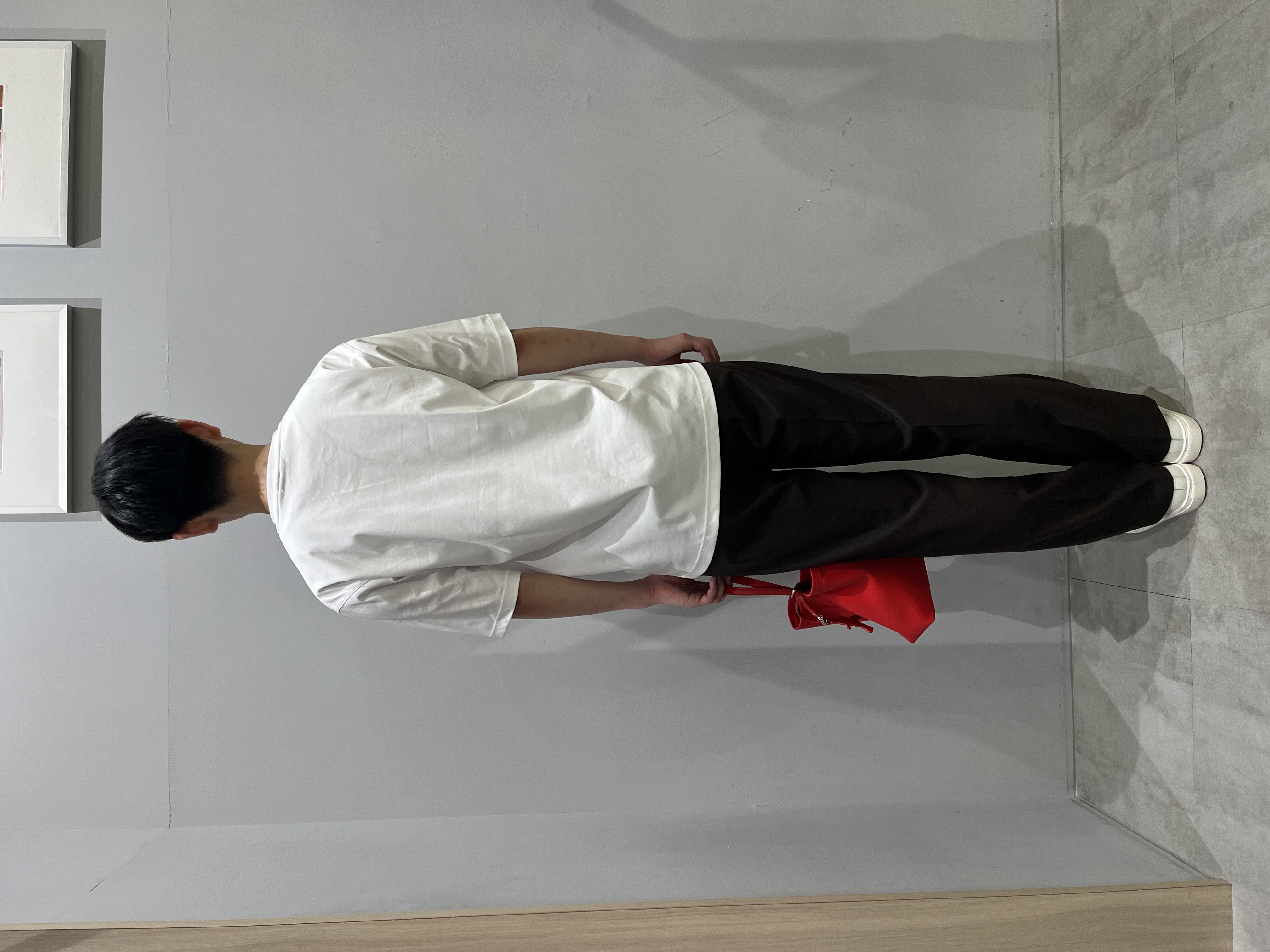 RYOTOさんの「TAKEO KIKUCHI｜【BOWLER HAT LABEL】アイスクリアコットン ワンストローク 半袖Tシャツ」を使ったコーディネート