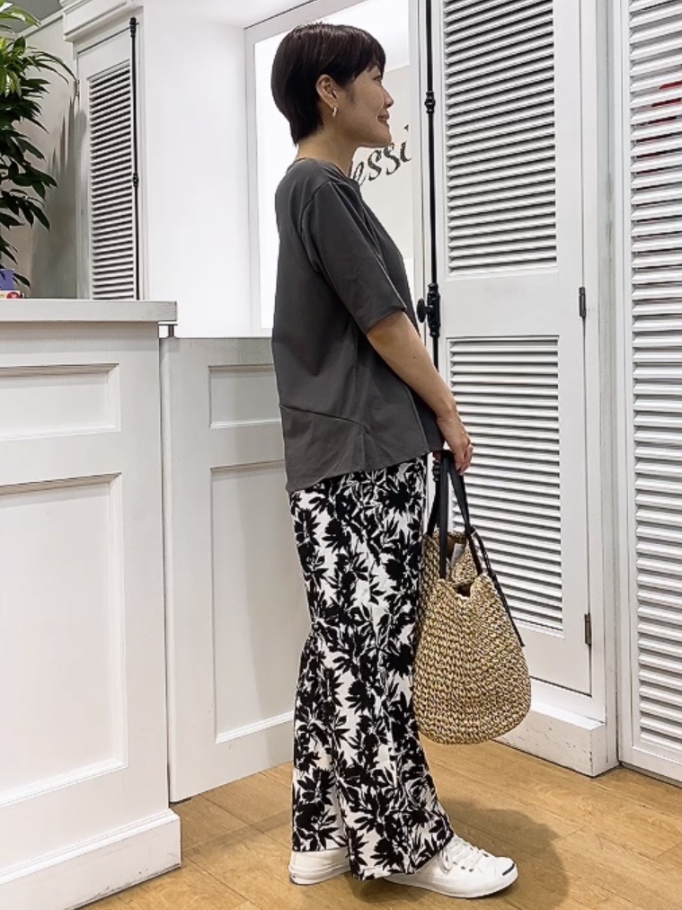 Hamaさんの「Dessin｜【UVカット/接触冷感】プレーティングTシャツ」を使ったコーディネート