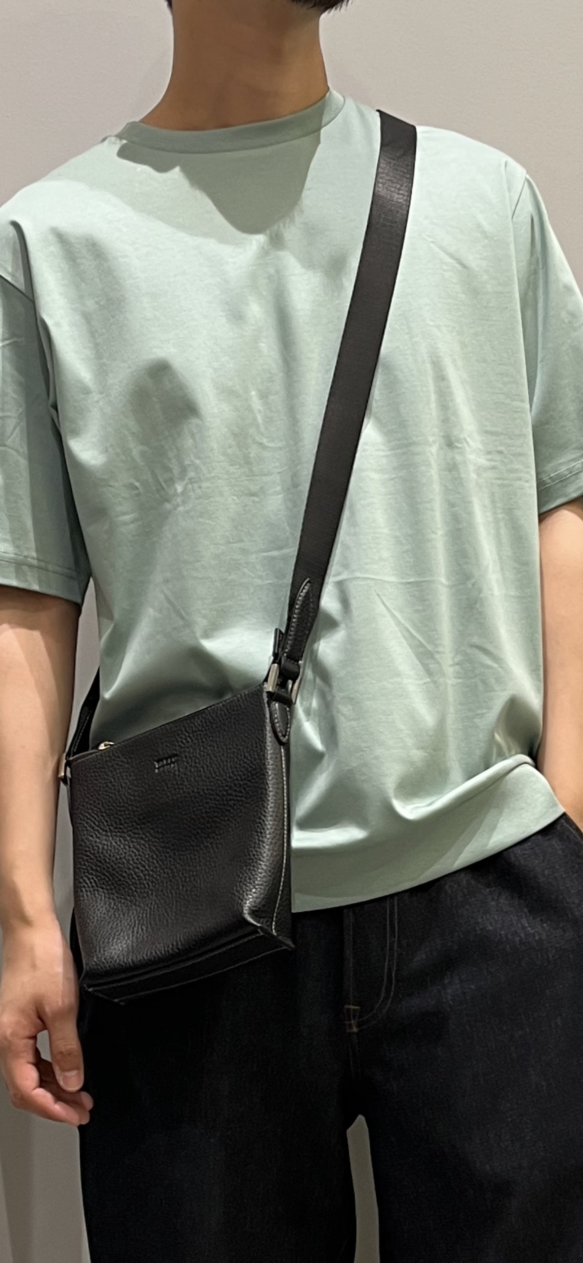 RYOTOさんの「TAKEO KIKUCHI｜【接触冷感】アイスクリアコットン Tシャツ」を使ったコーディネート