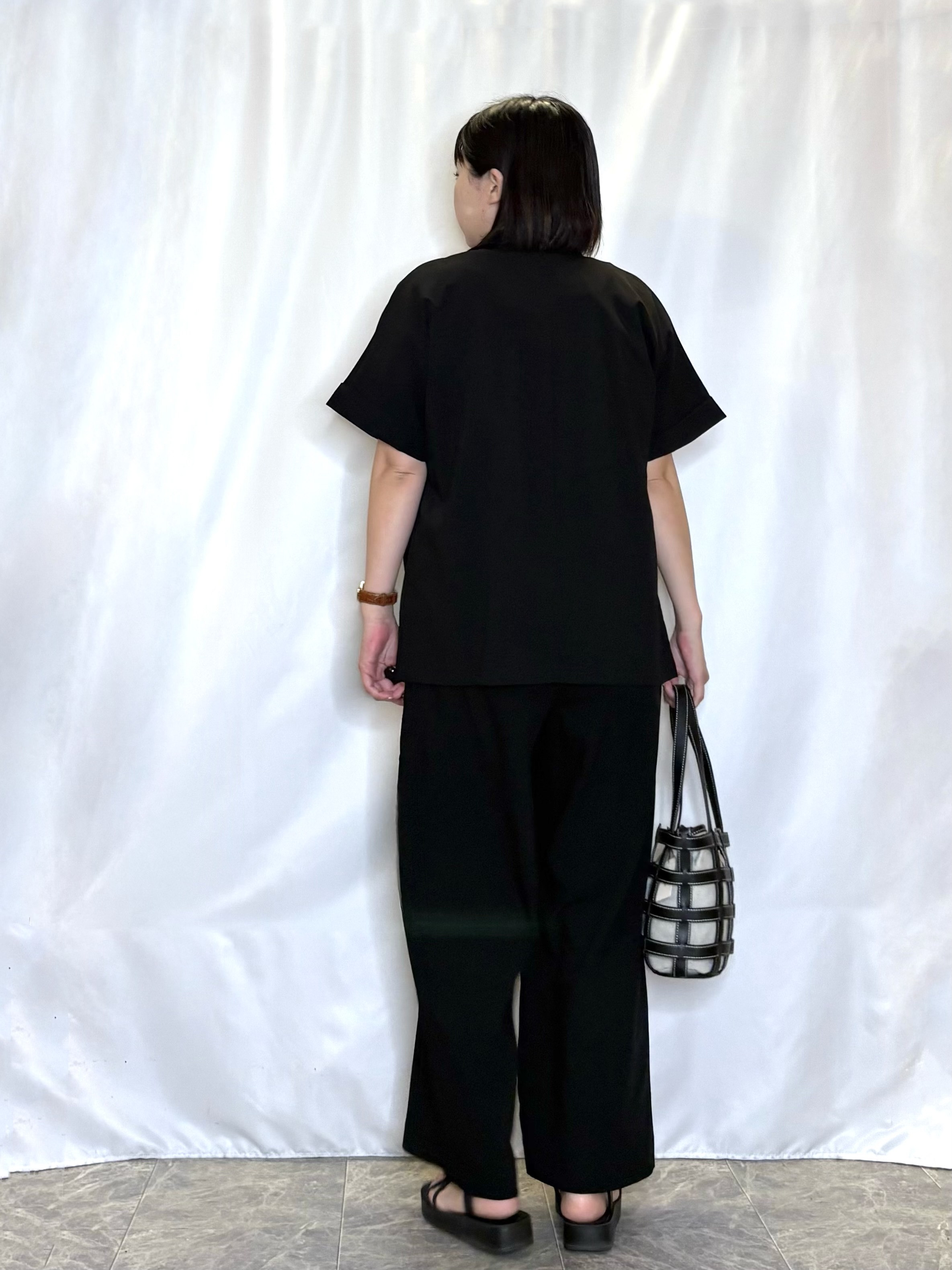 ネリさんの「SHOO･LA･RUE｜【高レビュー/洗濯機可/セットアップ可】軽凛(かろりん) 半袖ジャケット」を使ったコーディネート