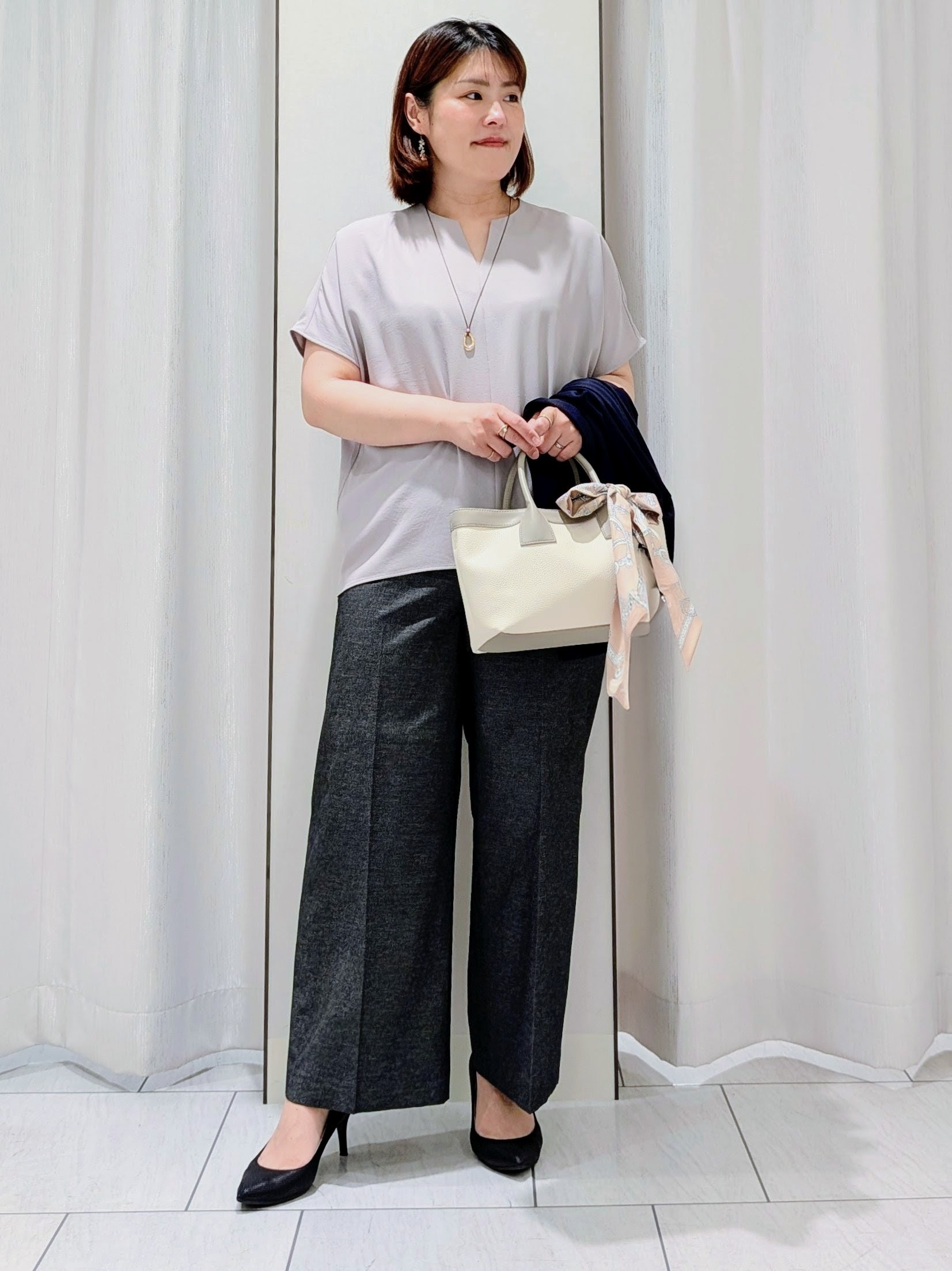 Onumaさんの「UNTITLED｜【接触冷感/UVカット/遮熱機能】フライスジャージカーディガン」を使ったコーディネート