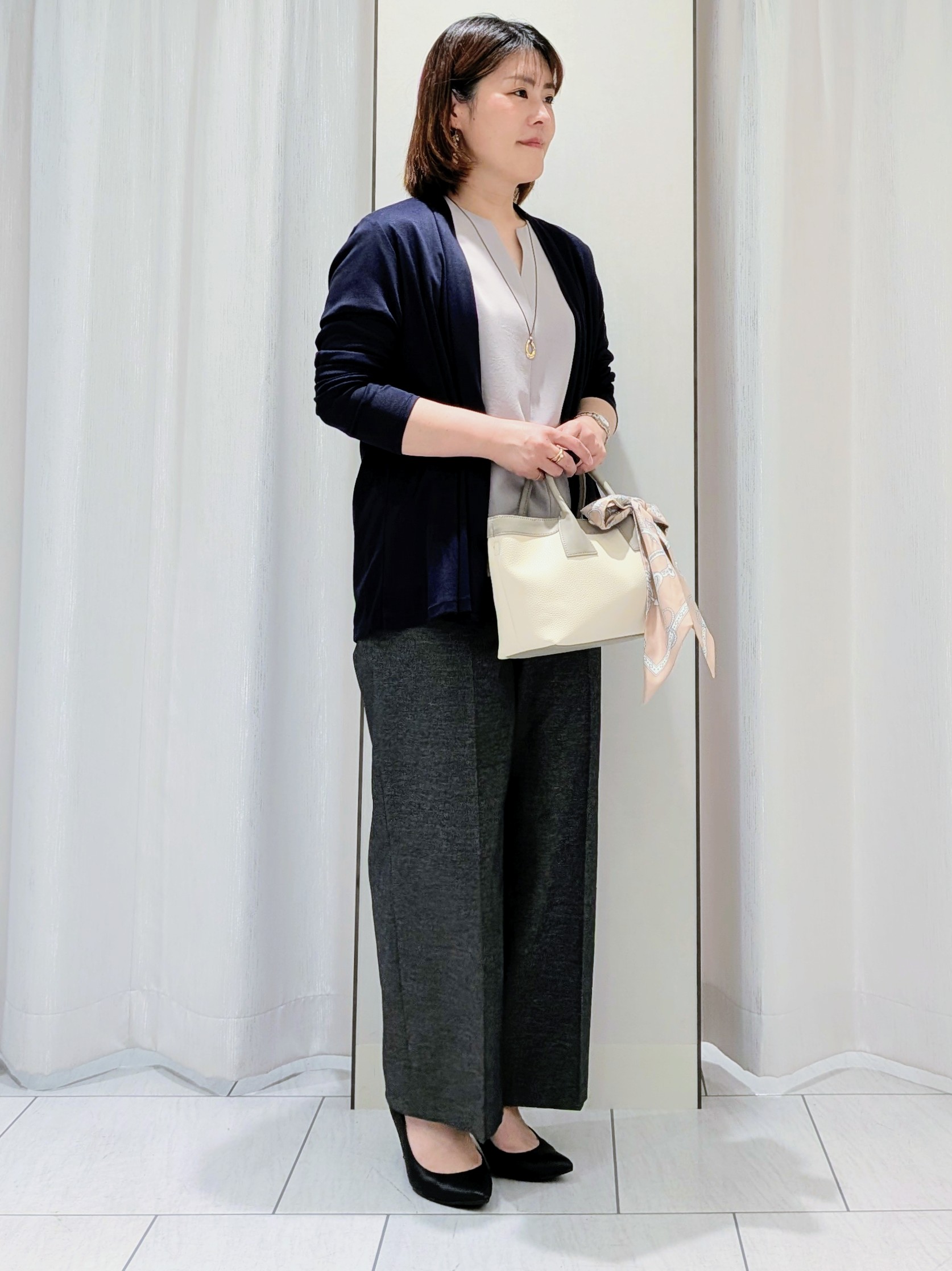 Onumaさんの「UNTITLED｜【接触冷感/UVカット/遮熱機能】フライスジャージカーディガン」を使ったコーディネート