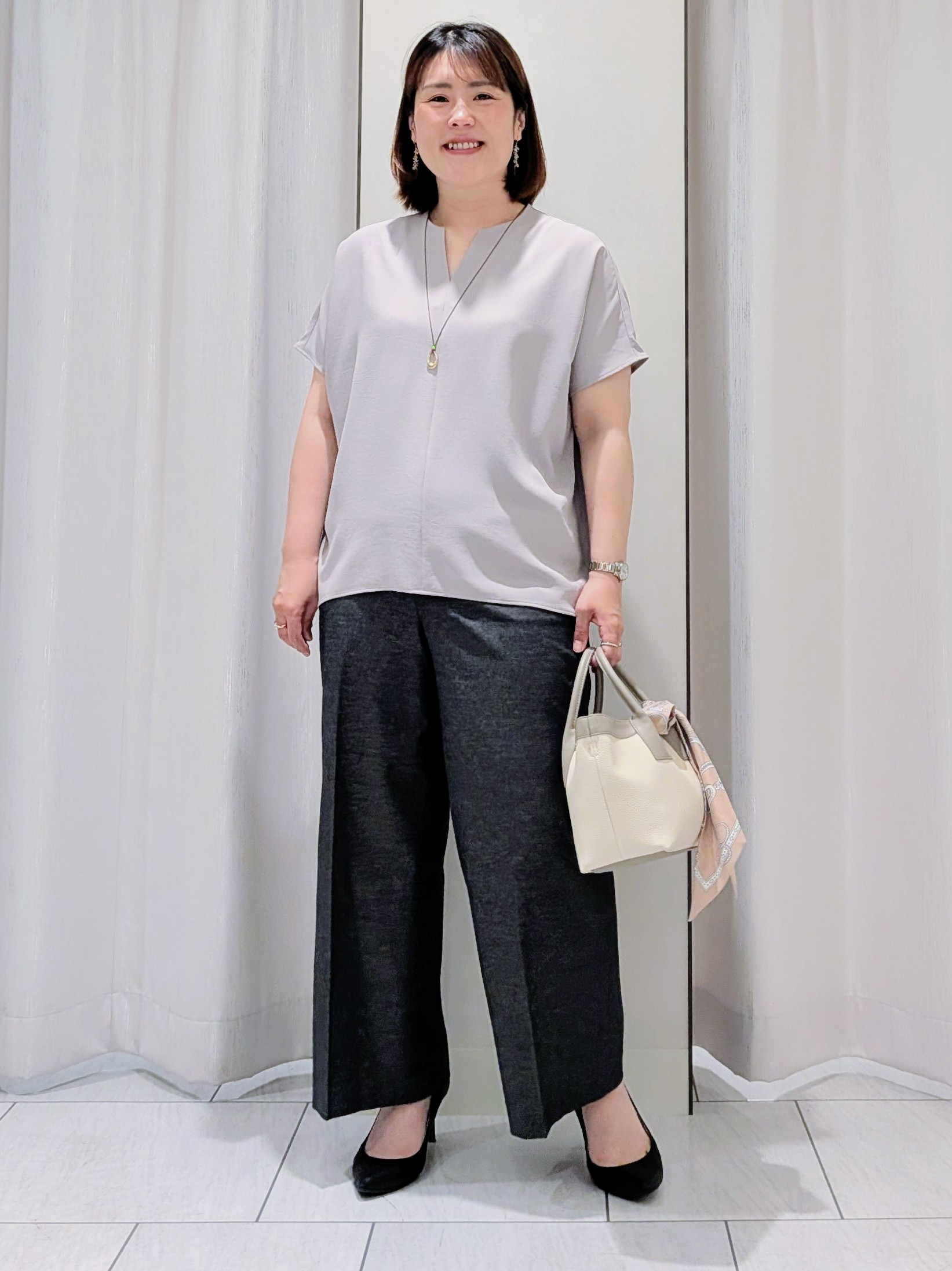 Onumaさんの「UNTITLED｜【接触冷感/UVカット/遮熱機能】フライスジャージカーディガン」を使ったコーディネート