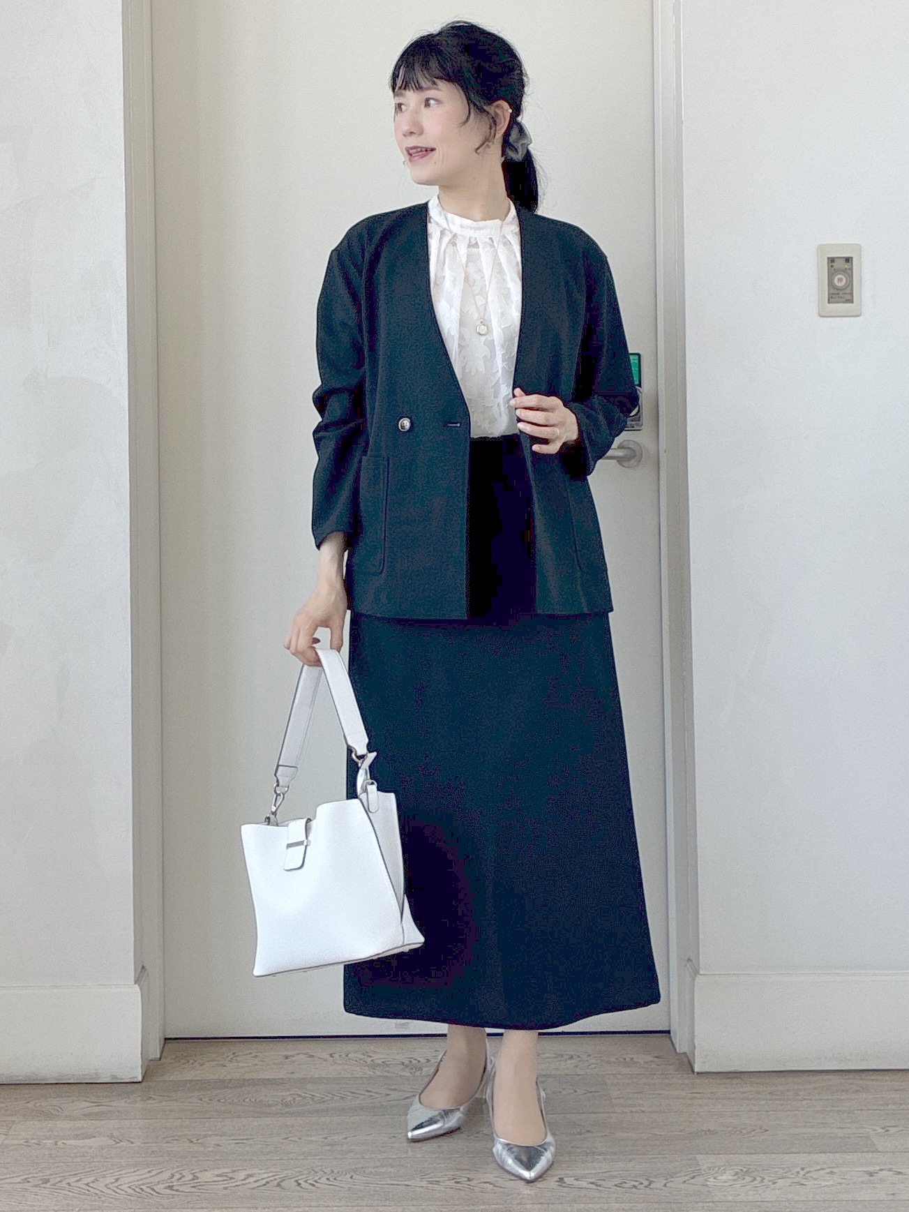  beni_gingerさんの「Reflect｜【単品使い◎】ジャケット＋ナロースカートセット」を使ったコーディネート