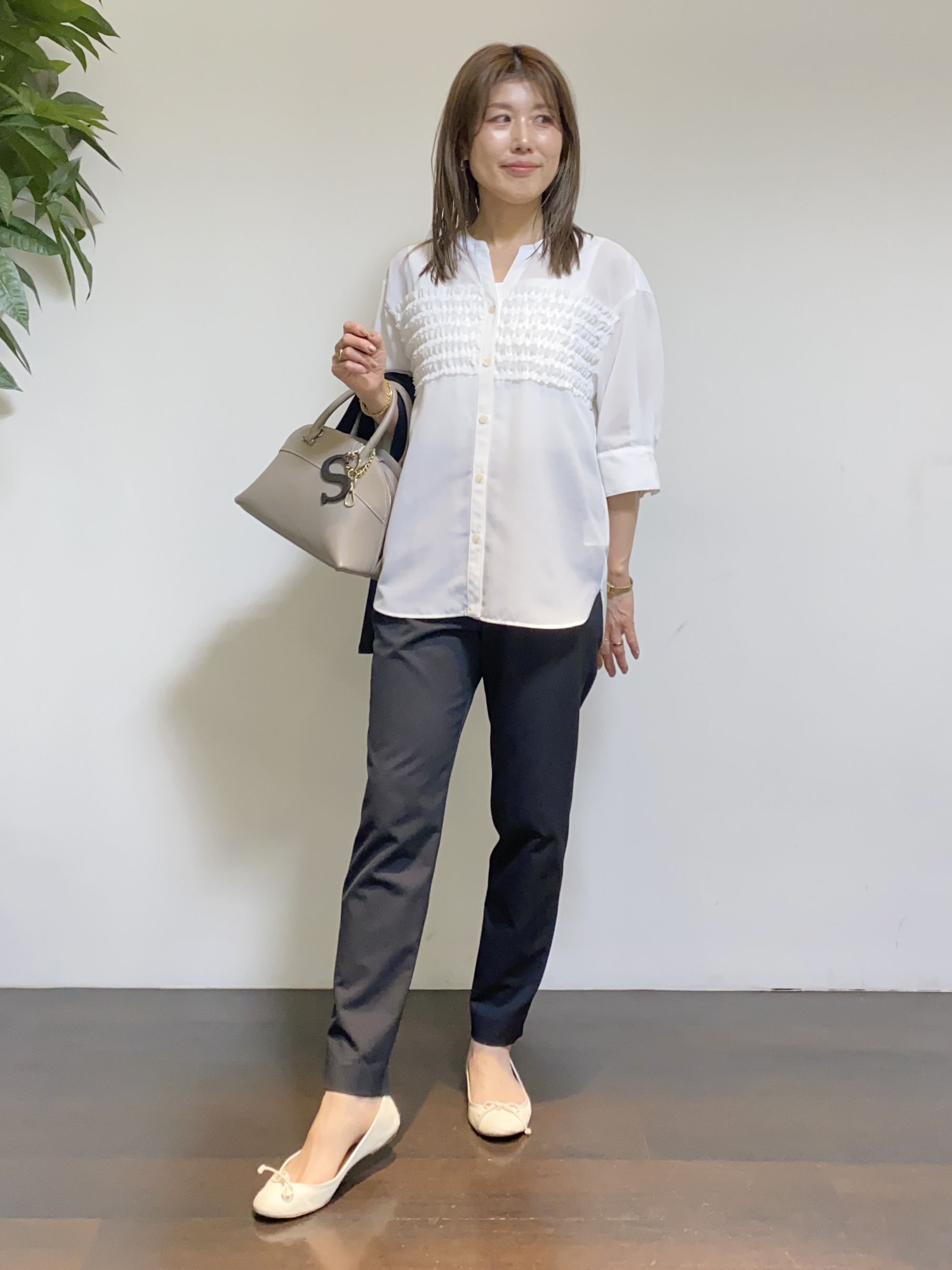 tomoさんの「UNTITLED｜【接触冷感/UVカット/遮熱機能】フライスジャージカーディガン」を使ったコーディネート