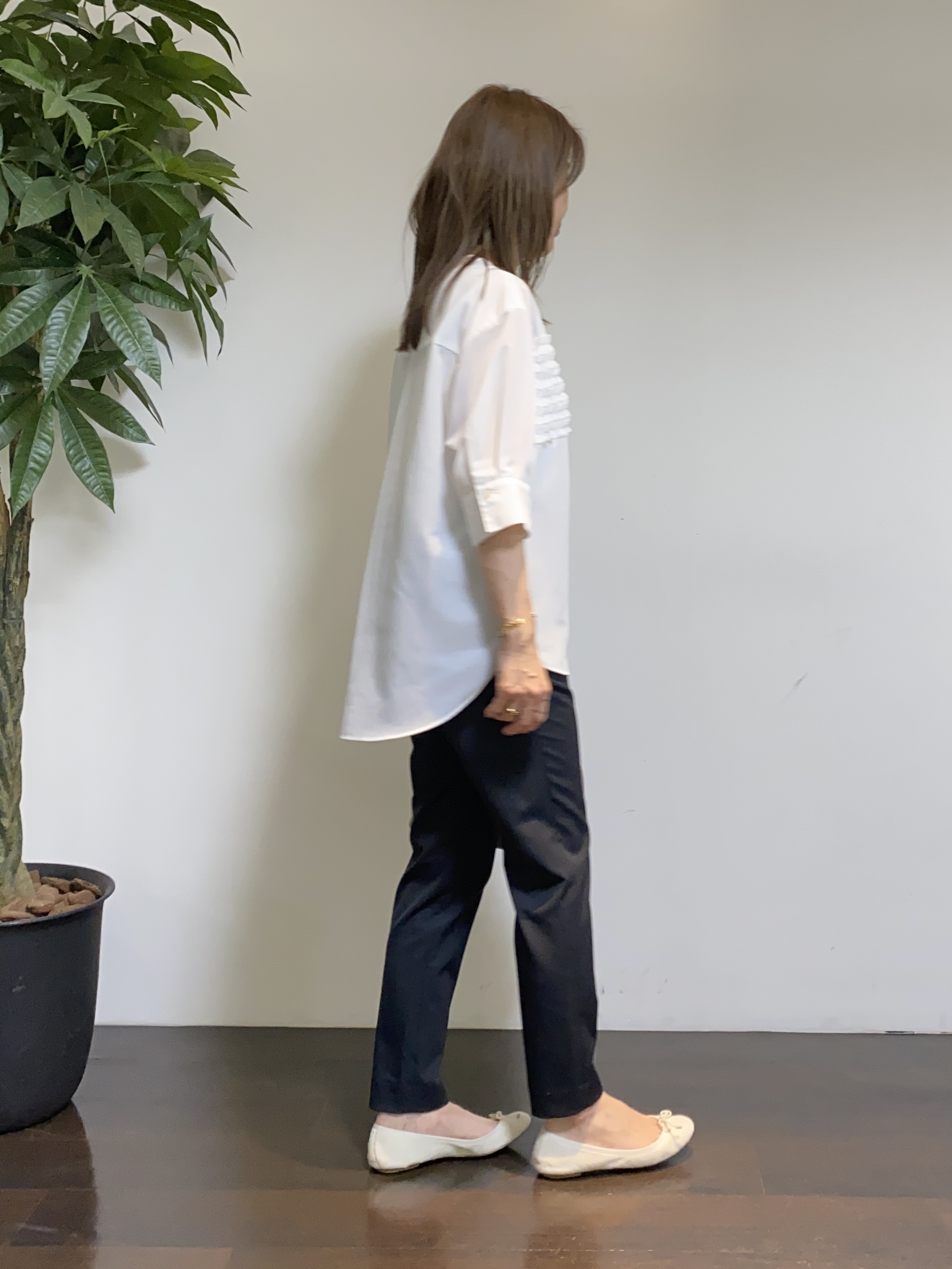 tomoさんの「UNTITLED｜【接触冷感/UVカット/遮熱機能】フライスジャージカーディガン」を使ったコーディネート