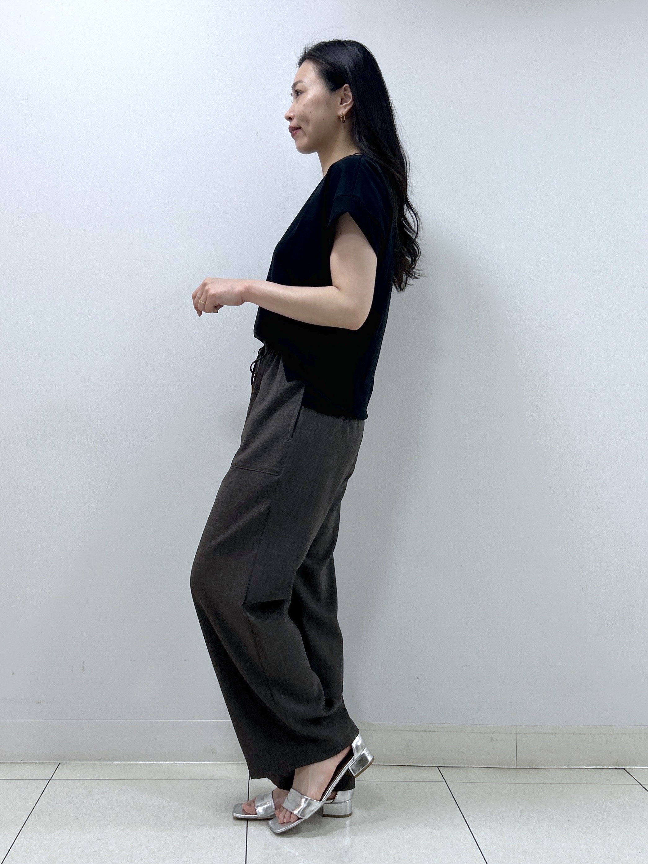 Kaiさんの「Dessin｜【UVカット/接触冷感】美光沢カットソー」を使ったコーディネート