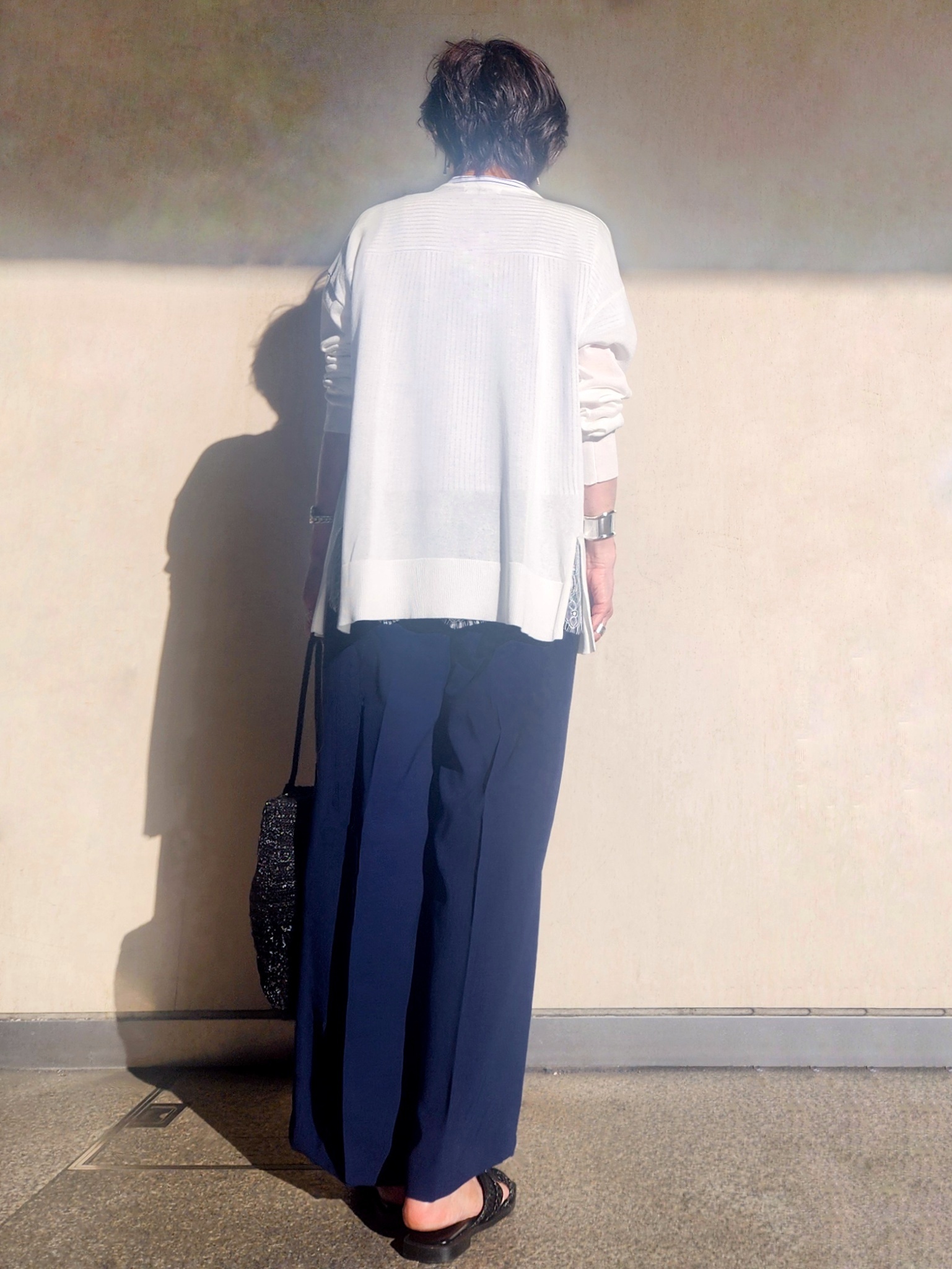 milkyさんの「OPAQUE.CLIP｜【接触冷感】ニットカーディガン《洗濯機OK／抗ピリング》」を使ったコーディネート