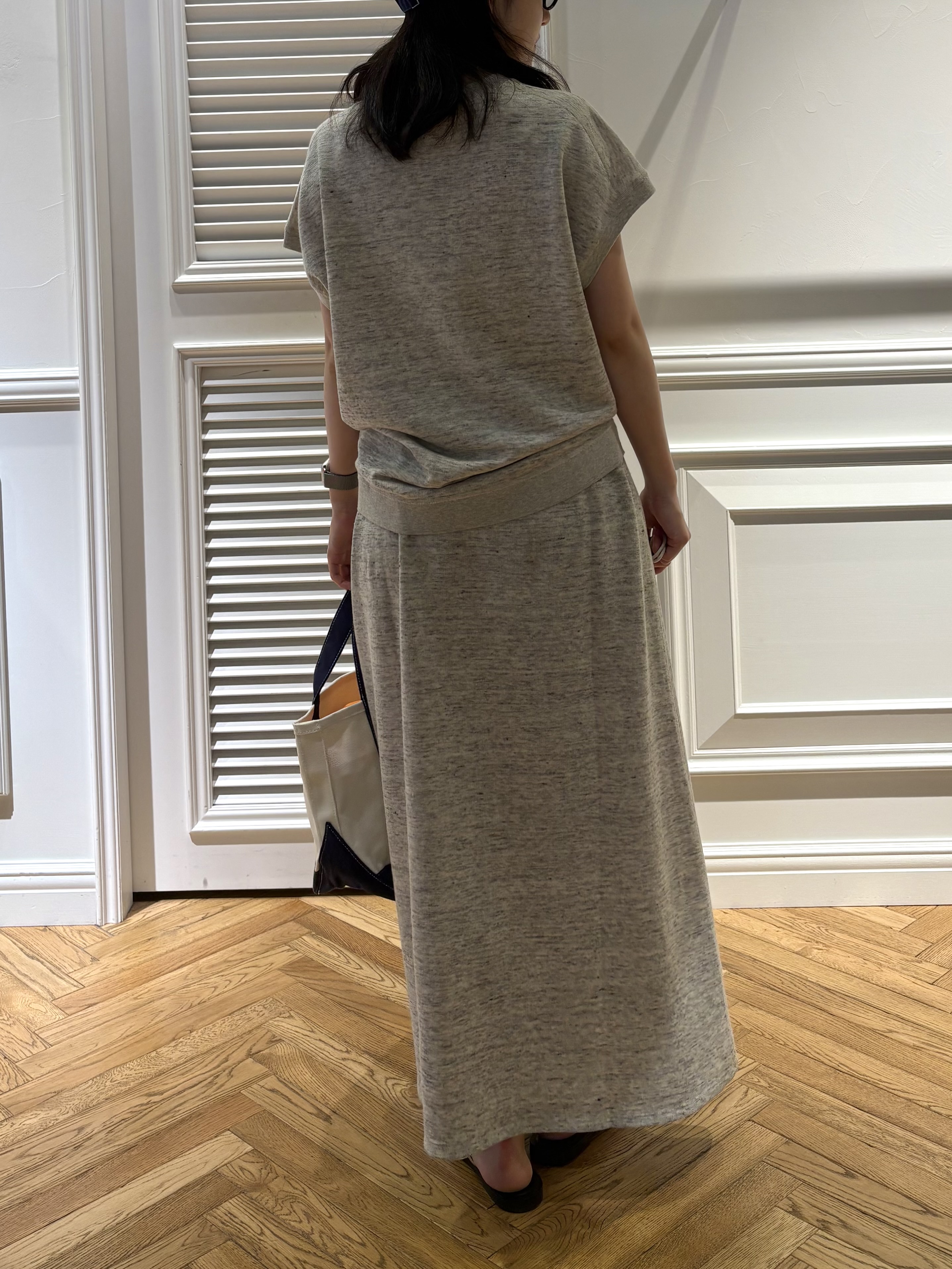 cocoさんの「DRESSTERIOR｜◆【ウォッシャブル／セットアップ可】リネン混裏毛フレンチプルオーバー」を使ったコーディネート