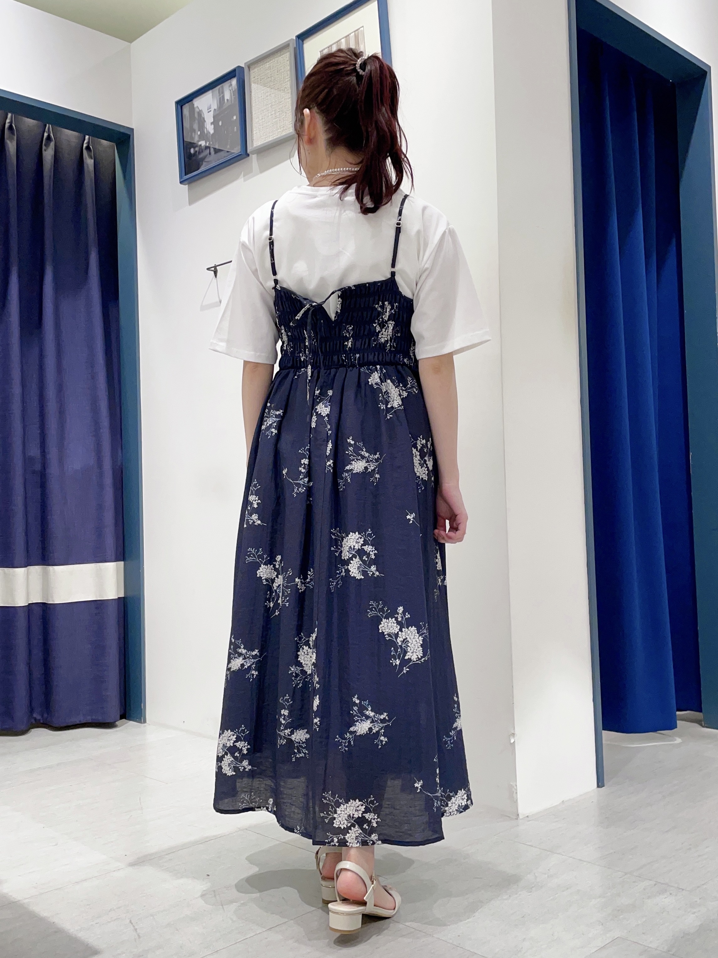 haruさんの「grove｜【UVカット/接触冷感】プリントアソート5分袖Tシャツ」を使ったコーディネート