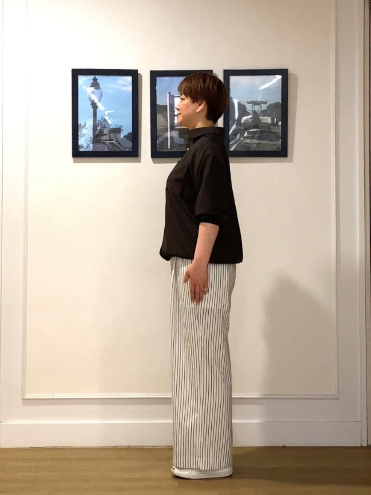 Hiroさんの「Dessin｜【UVカット/接触冷感】ドロストシャツブラウス」を使ったコーディネート