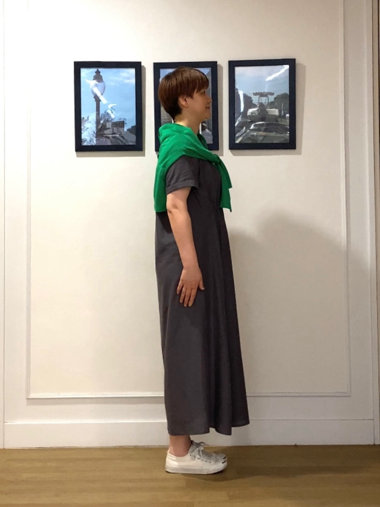 Hiroさんの「Dessin｜お守りカーディガン -ウォッシャブル-」を使ったコーディネート