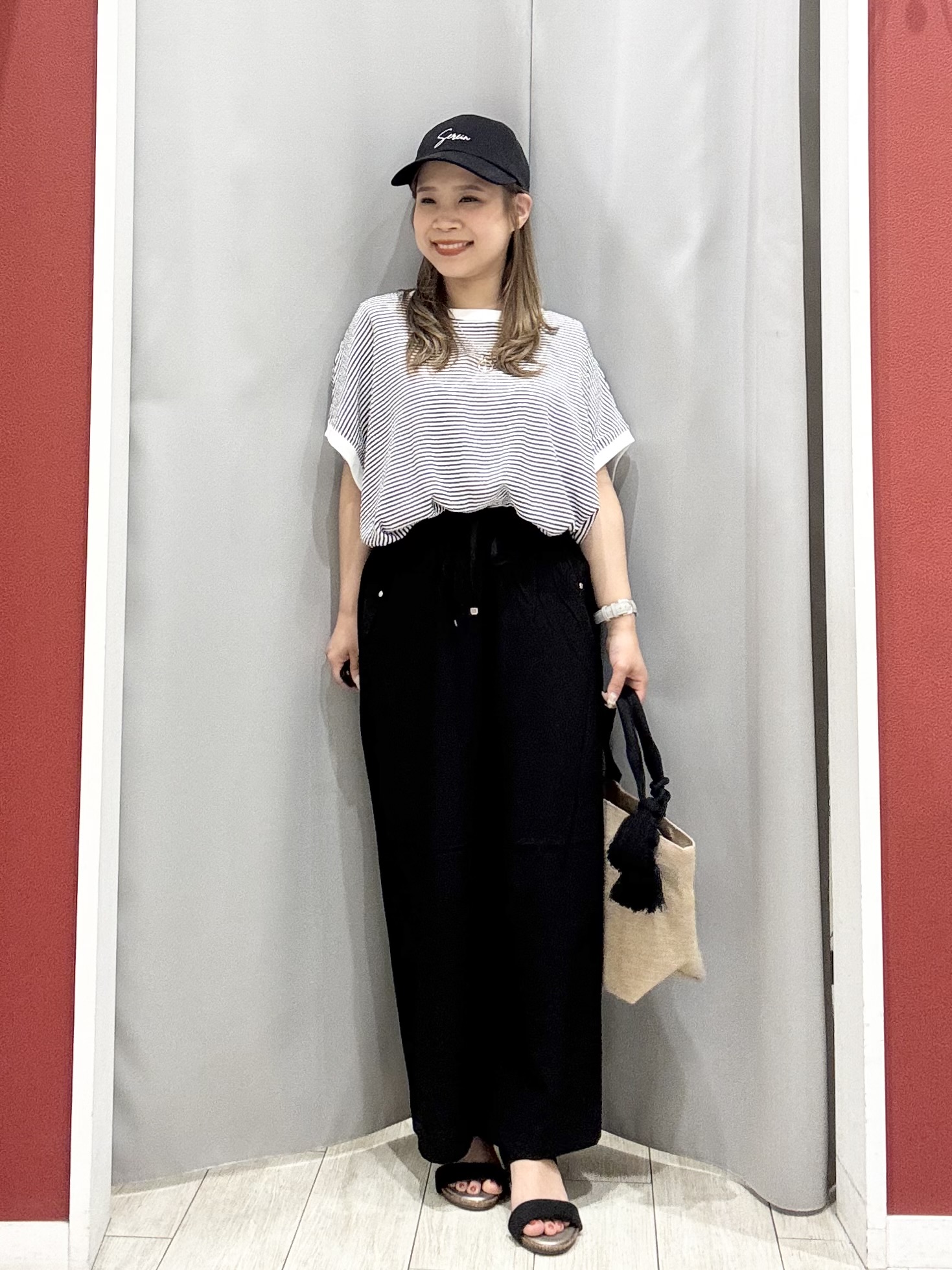 shioさんの「SHOO･LA･RUE｜【体型カバー】ふんわり質感 やわらかこなれシアーシャツ」を使ったコーディネート
