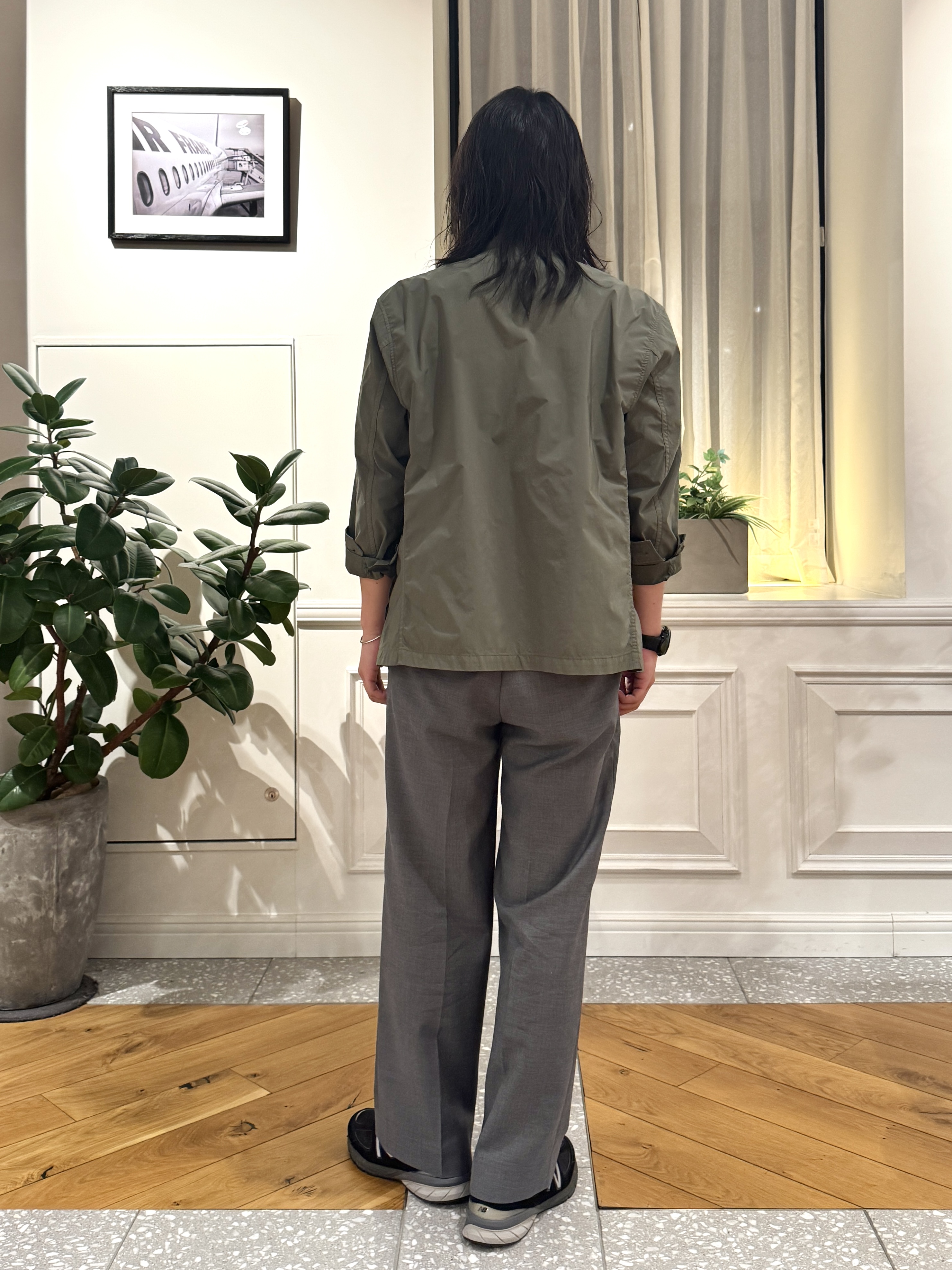kawarataniさんの「DRESSTERIOR｜【ウォッシャブル】サイドゴア ワンタックワイドパンツ」を使ったコーディネート