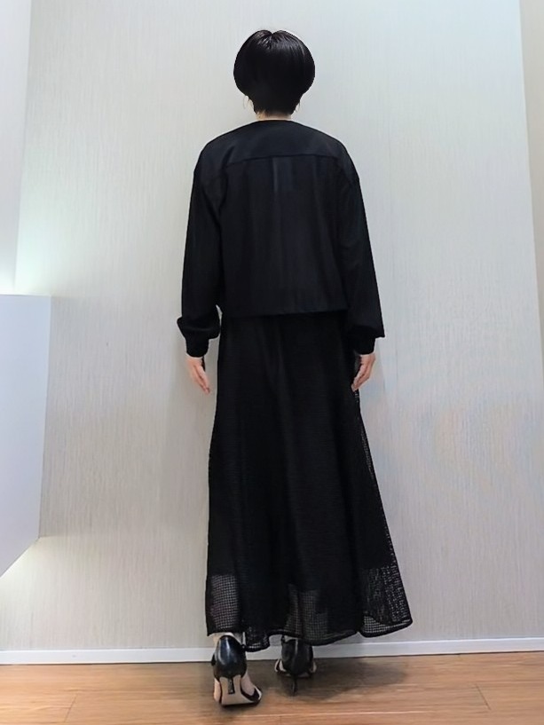 ミズタさんの「UNTITLED｜◆【洗える】シアーブルゾン」を使ったコーディネート